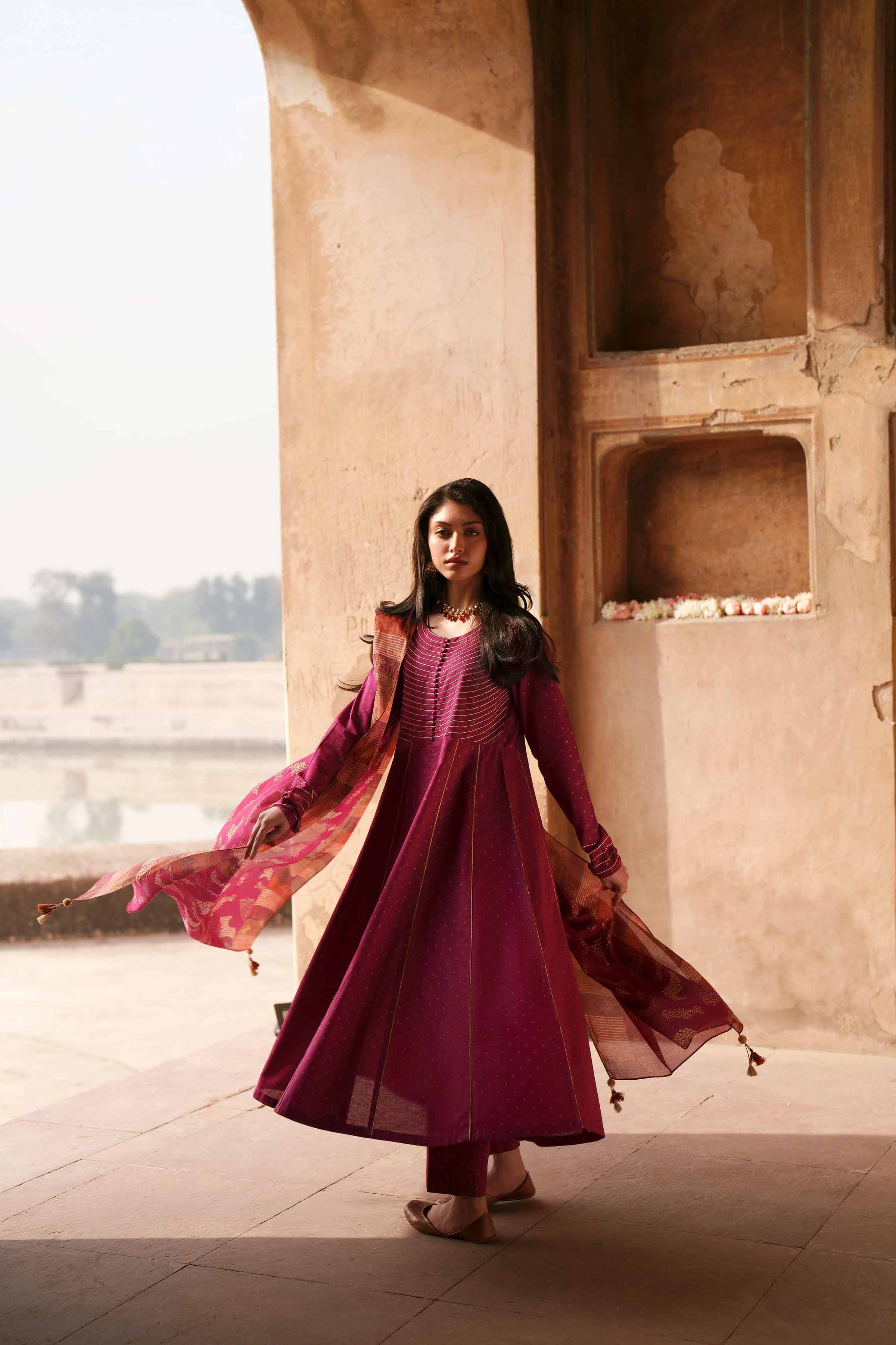 3 Piece - Embroidered Suit - KFE26-113