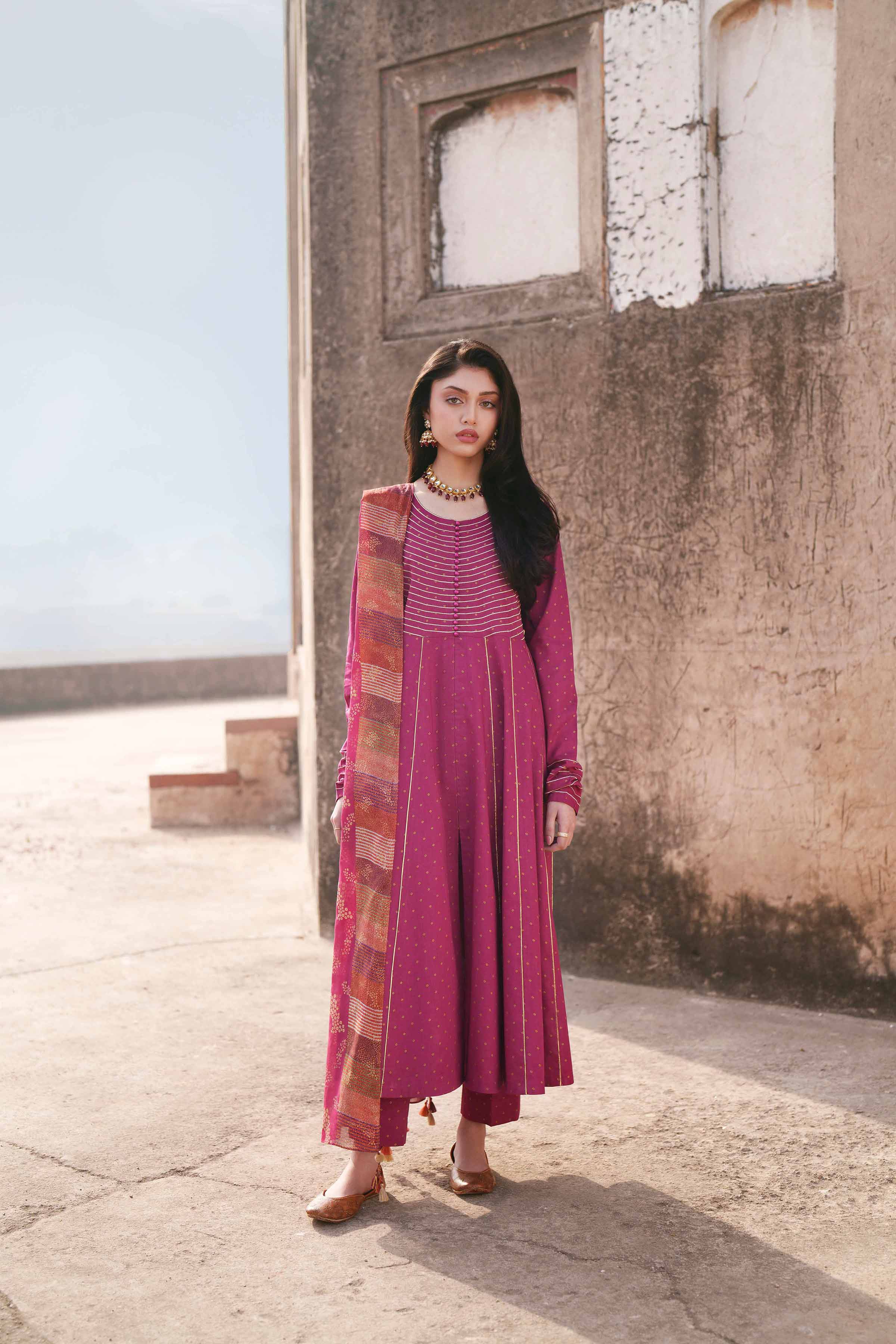 3 Piece - Embroidered Suit - KFE26-113