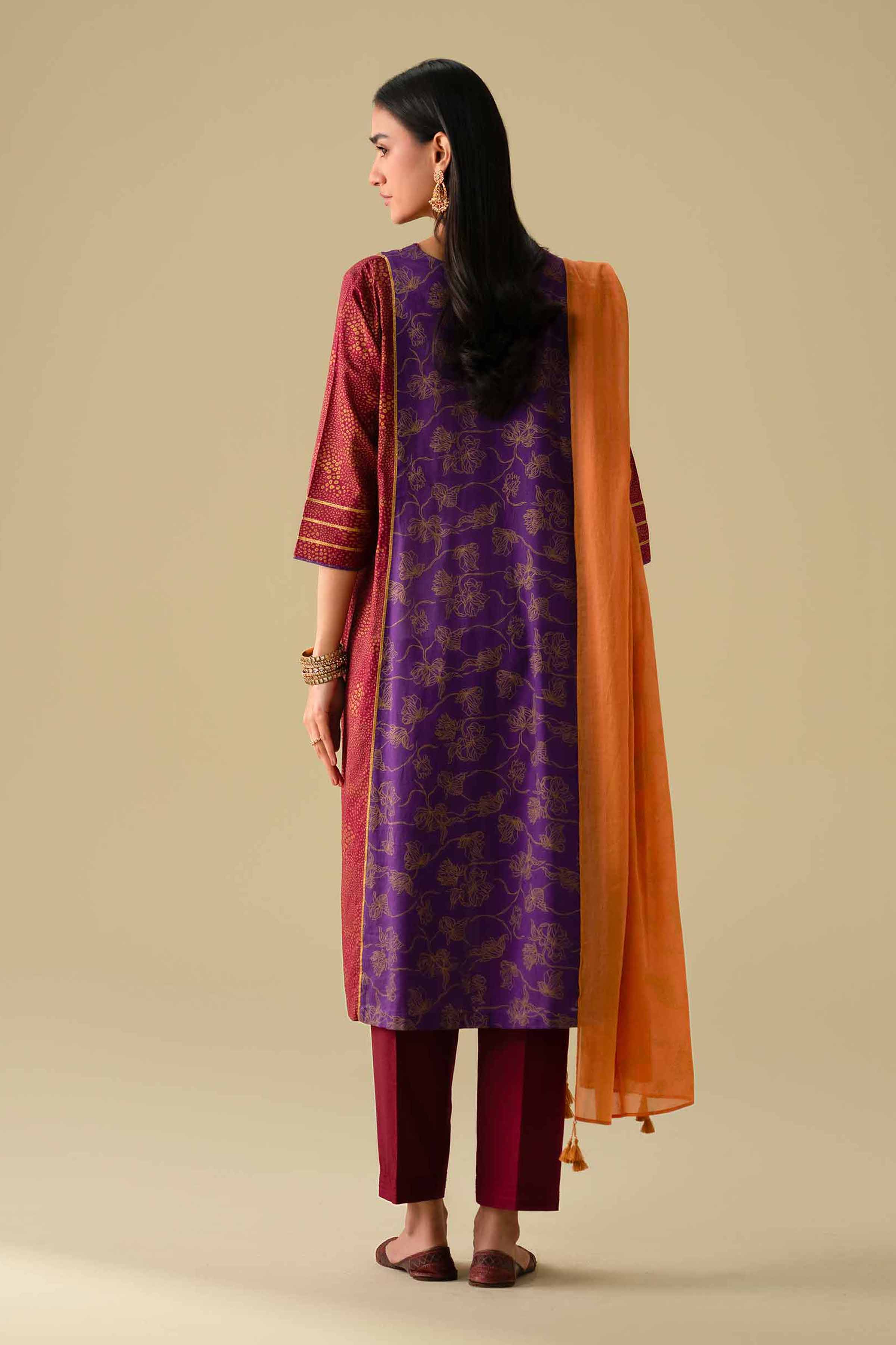 3 Piece - Printed Suit - KFE26-114 for Women - Pret Collection | Nishat | Shop Online