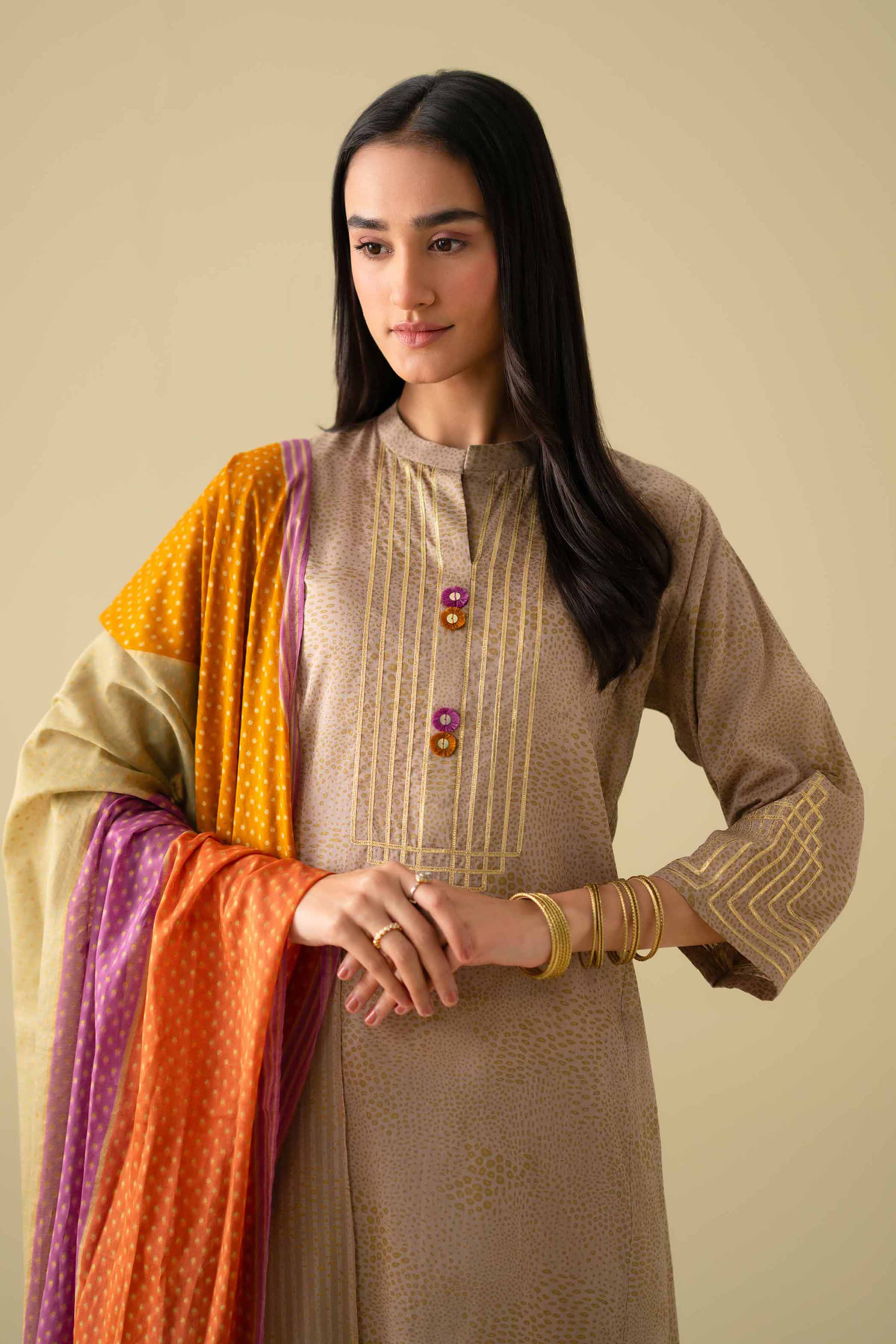 3 Piece - Embroidered Suit - KFE26-116 for Women - Pret Collection | Nishat | Shop Online