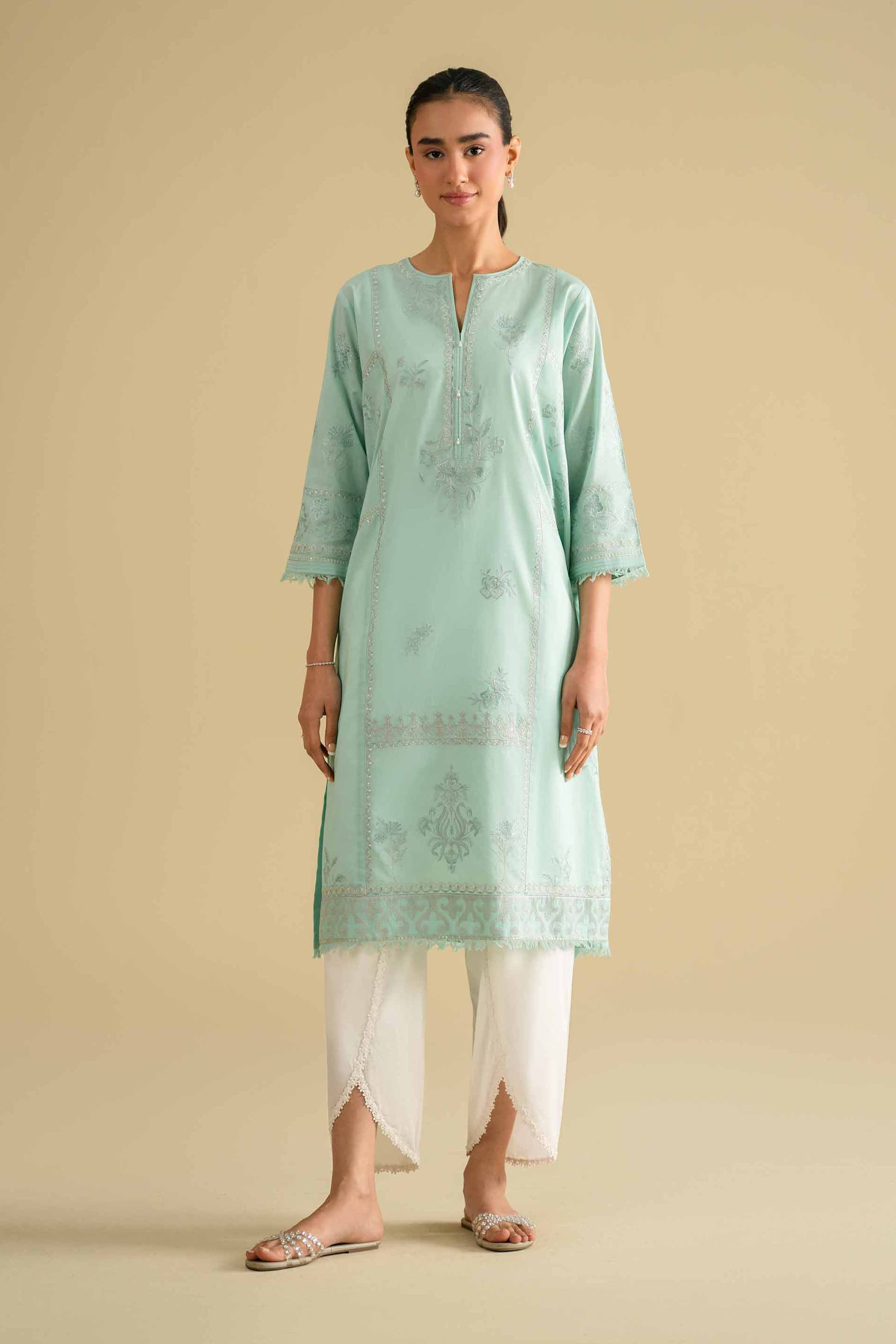 Embroidered Shirt - KFE26-12 for Women - Pret Collection | Nishat | Shop Online