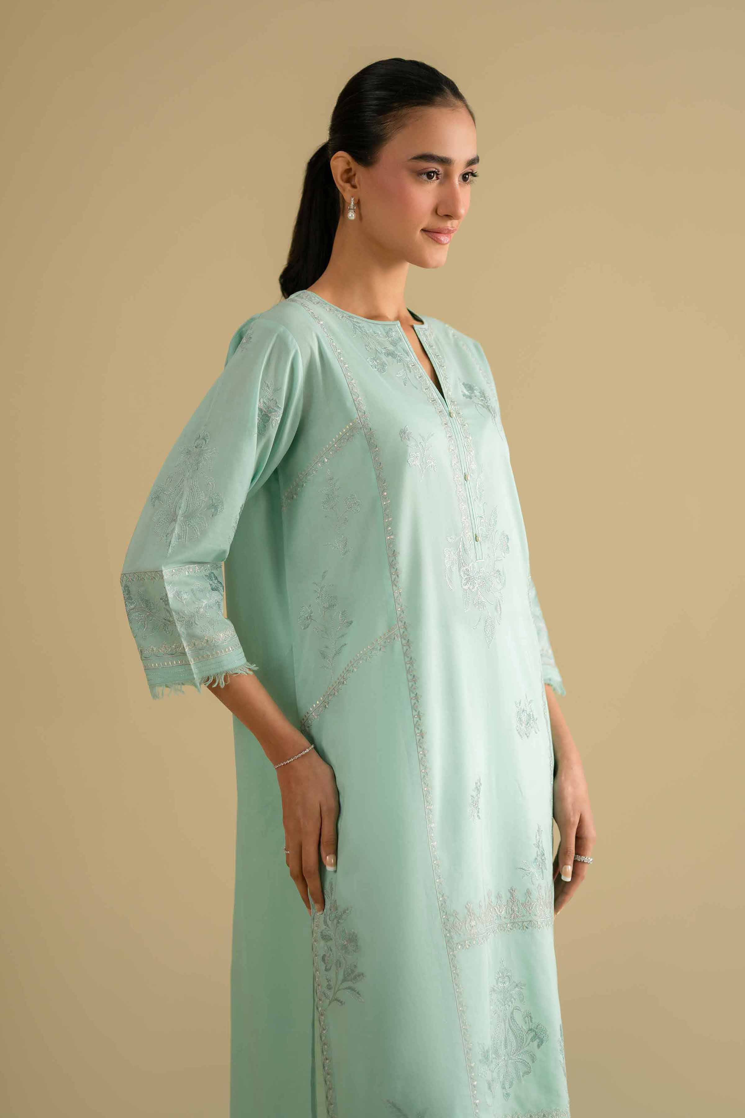 Embroidered Shirt - KFE26-12 for Women - Pret Collection | Nishat | Shop Online