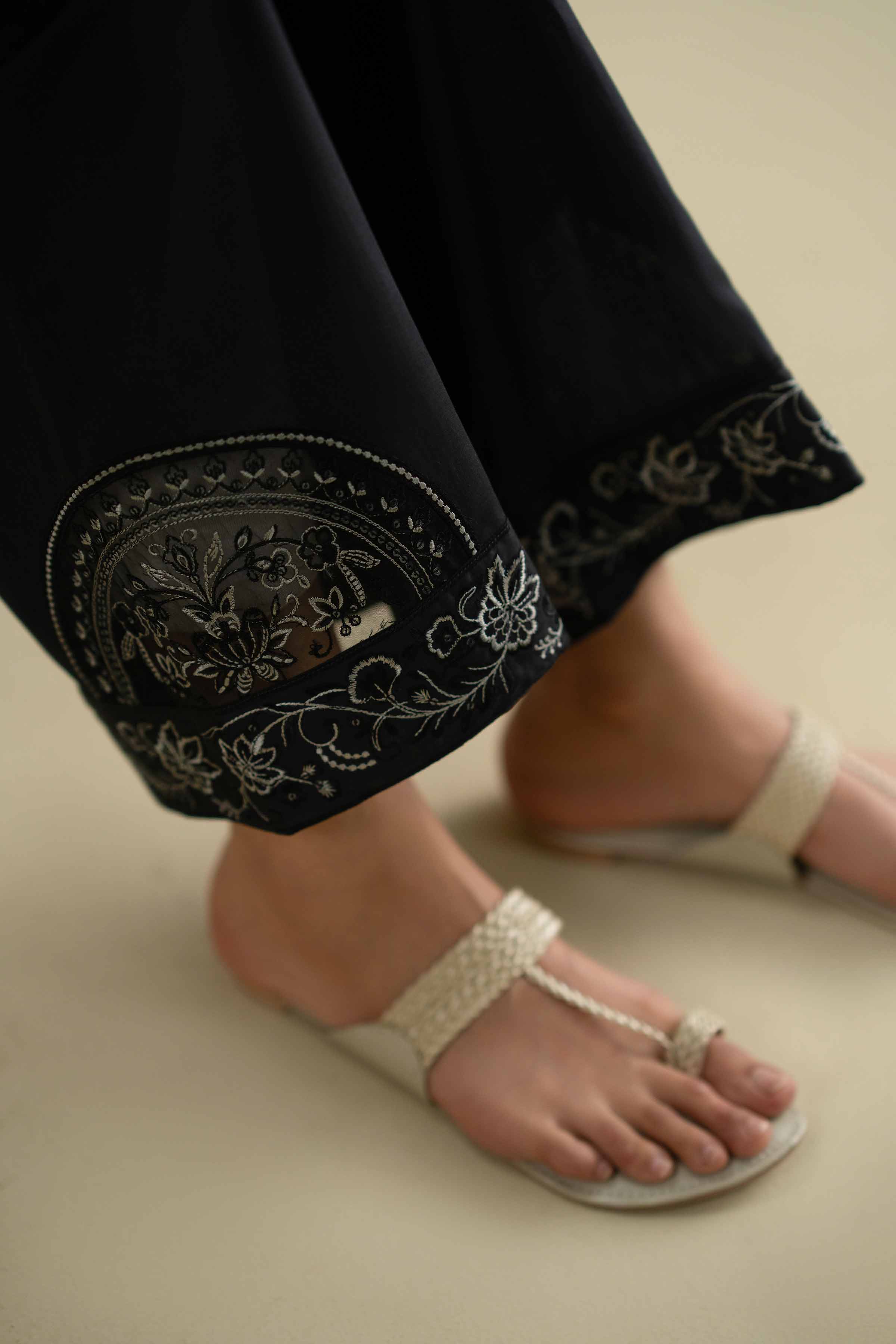 Embroidered Pants - KFE26-127 for Women - Pret Collection | Nishat | Shop Online