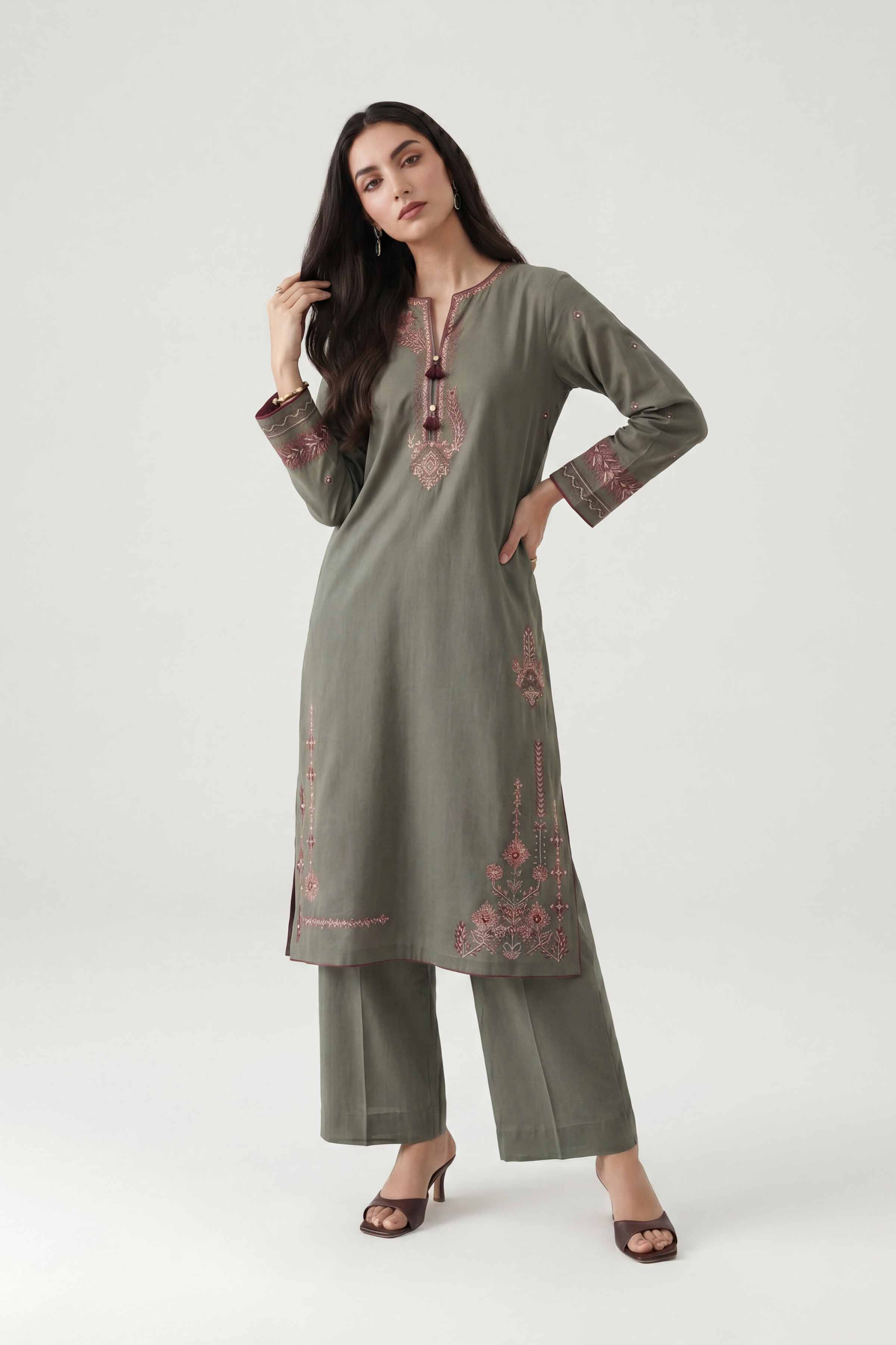 Embroidered Shirt - KFE26-137