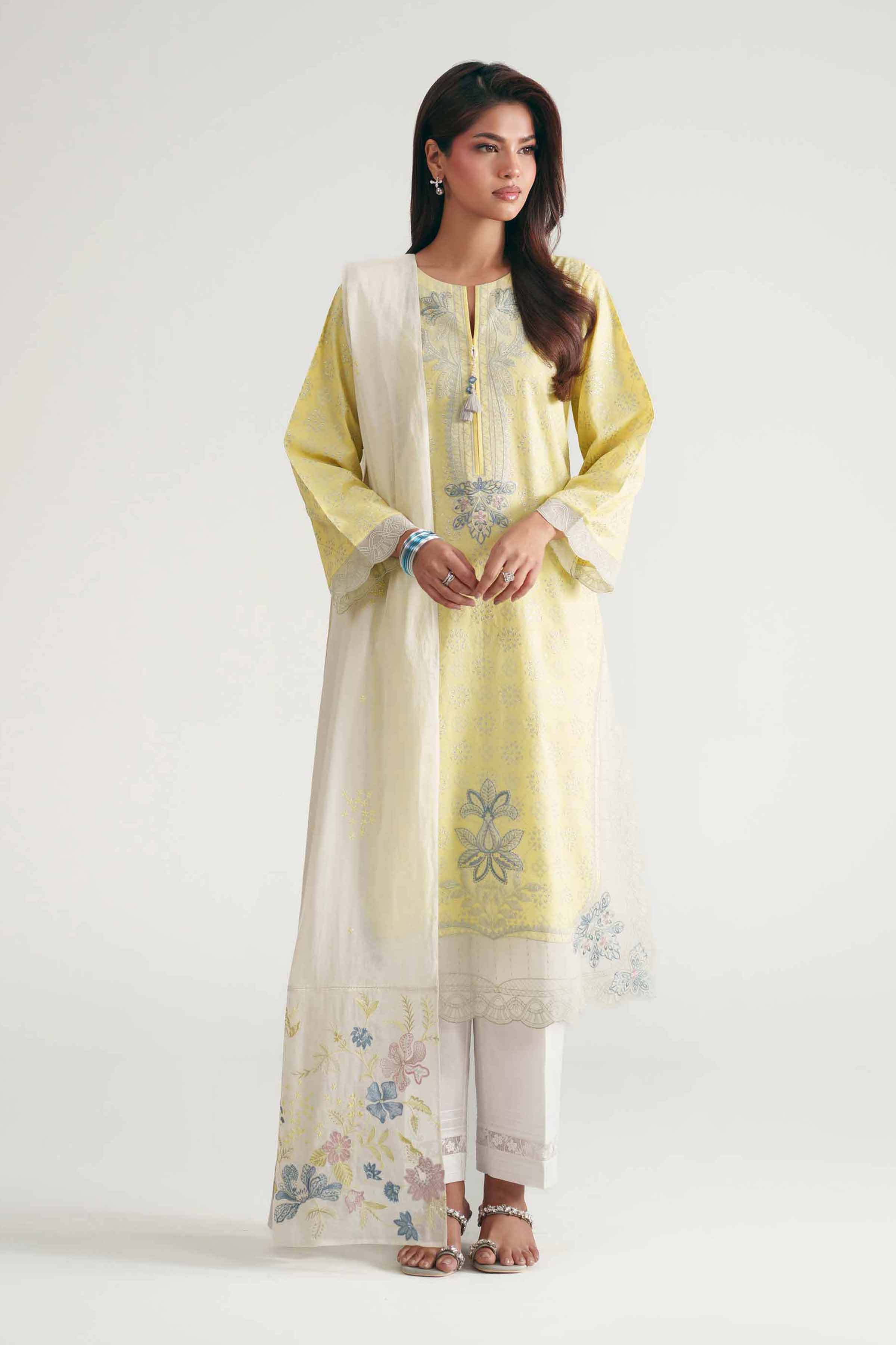 2 Piece - Embroidered Suit - KFE26-144