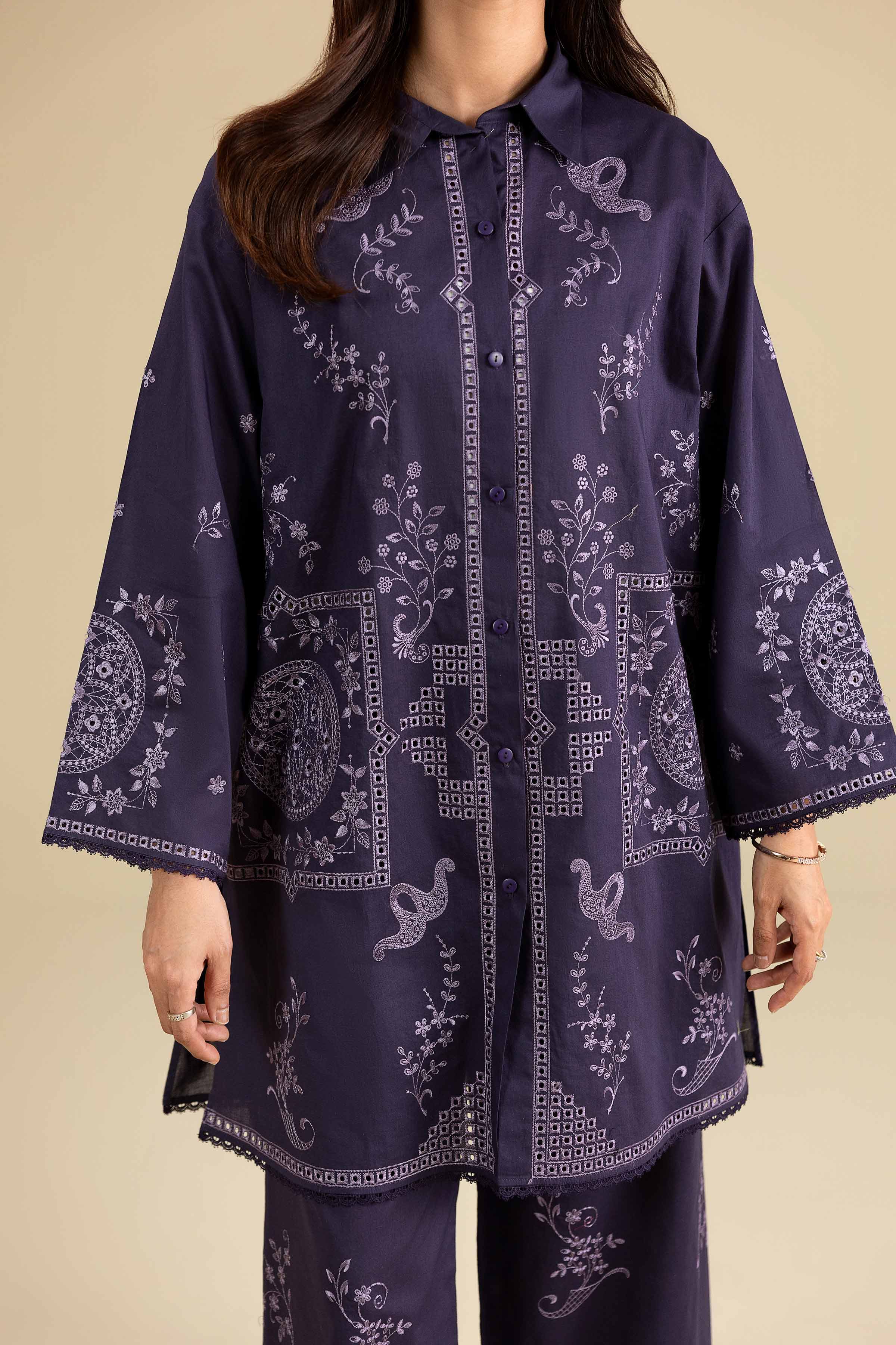 2 Piece - Embroidered Suit - KFE26-156