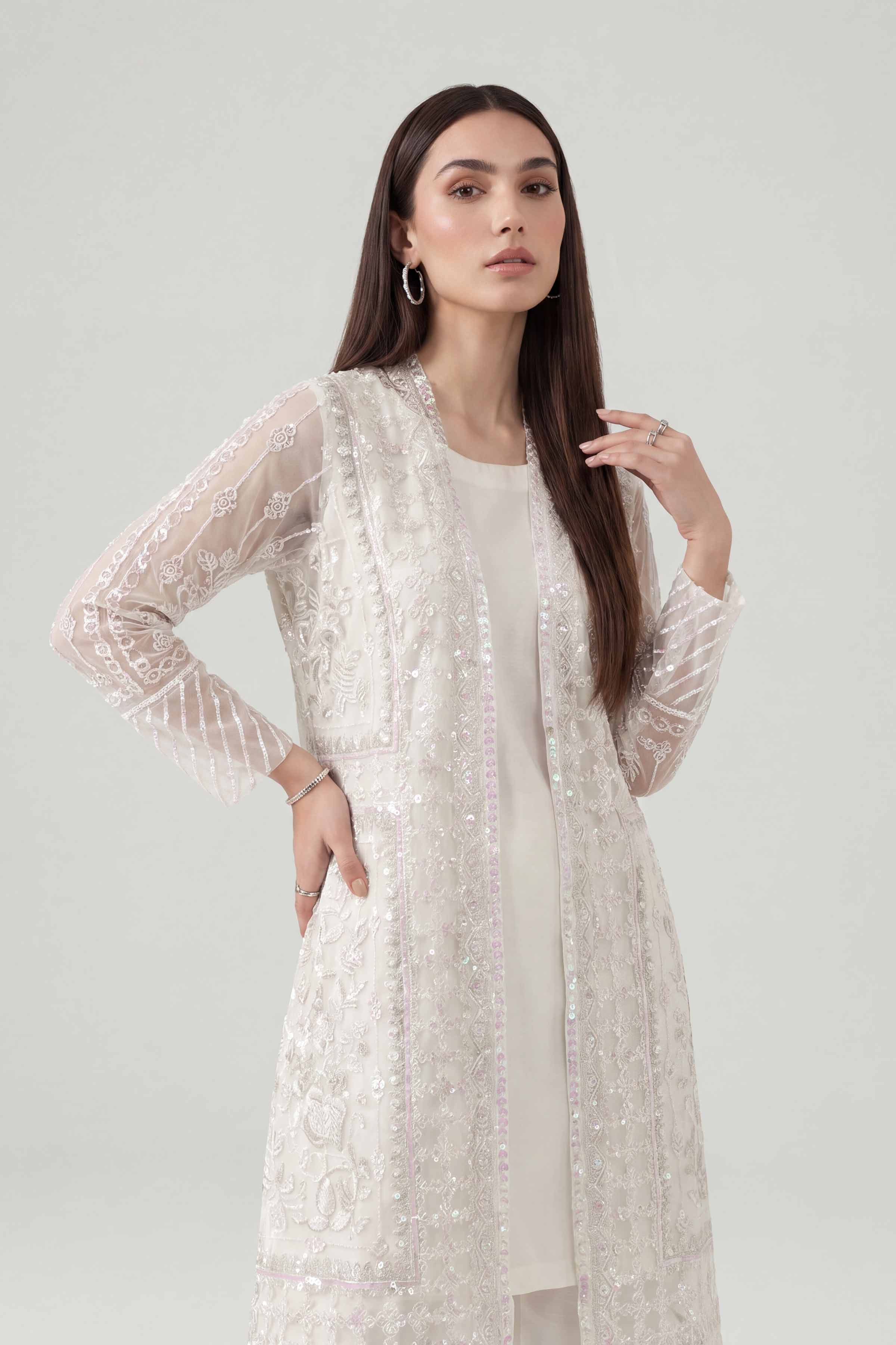 3 Piece - Embroidered Suit - KFE26-180