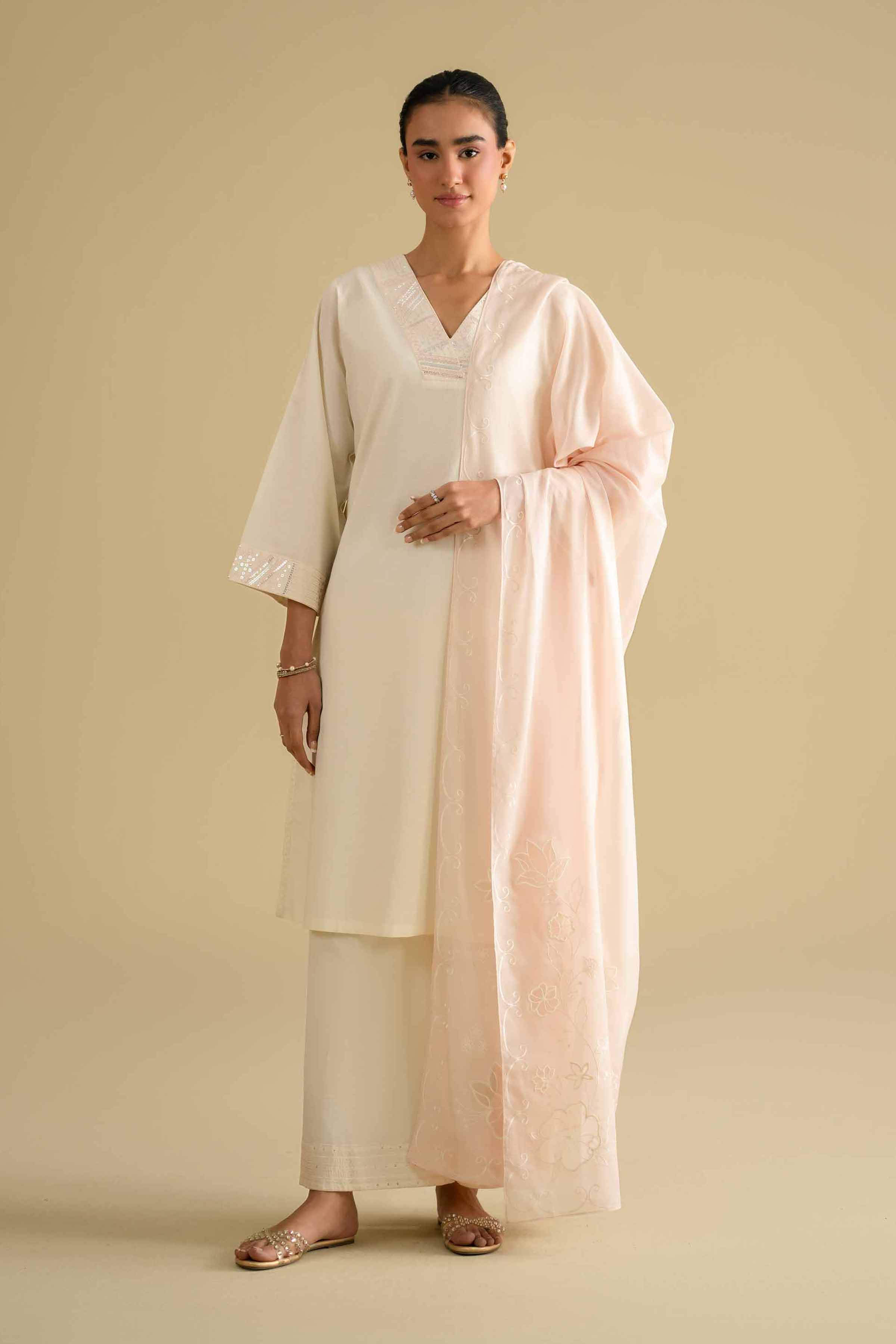 2 Piece - Embroidered Suit - KFE26-19 for Women - Pret Collection | Nishat | Shop Online