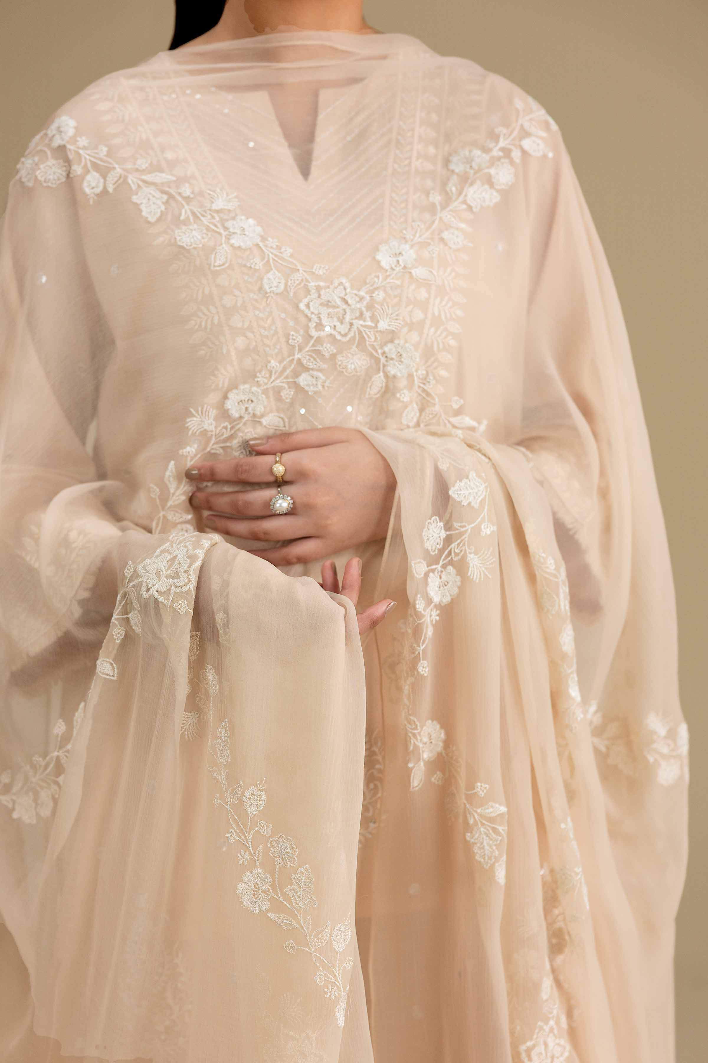 Embroidered Dupatta - KFE26-191