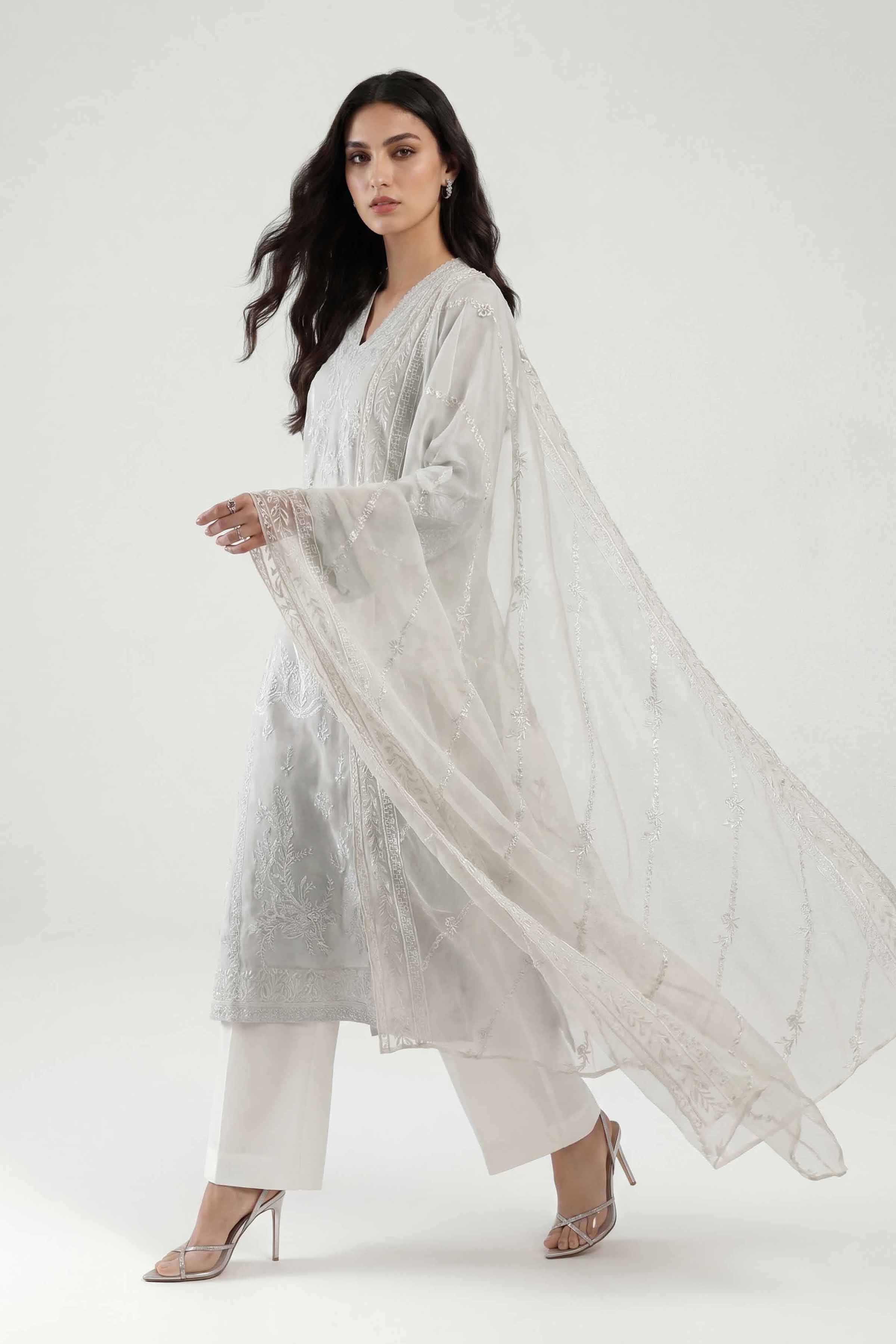 Embroidered Dupatta - KFE26-192