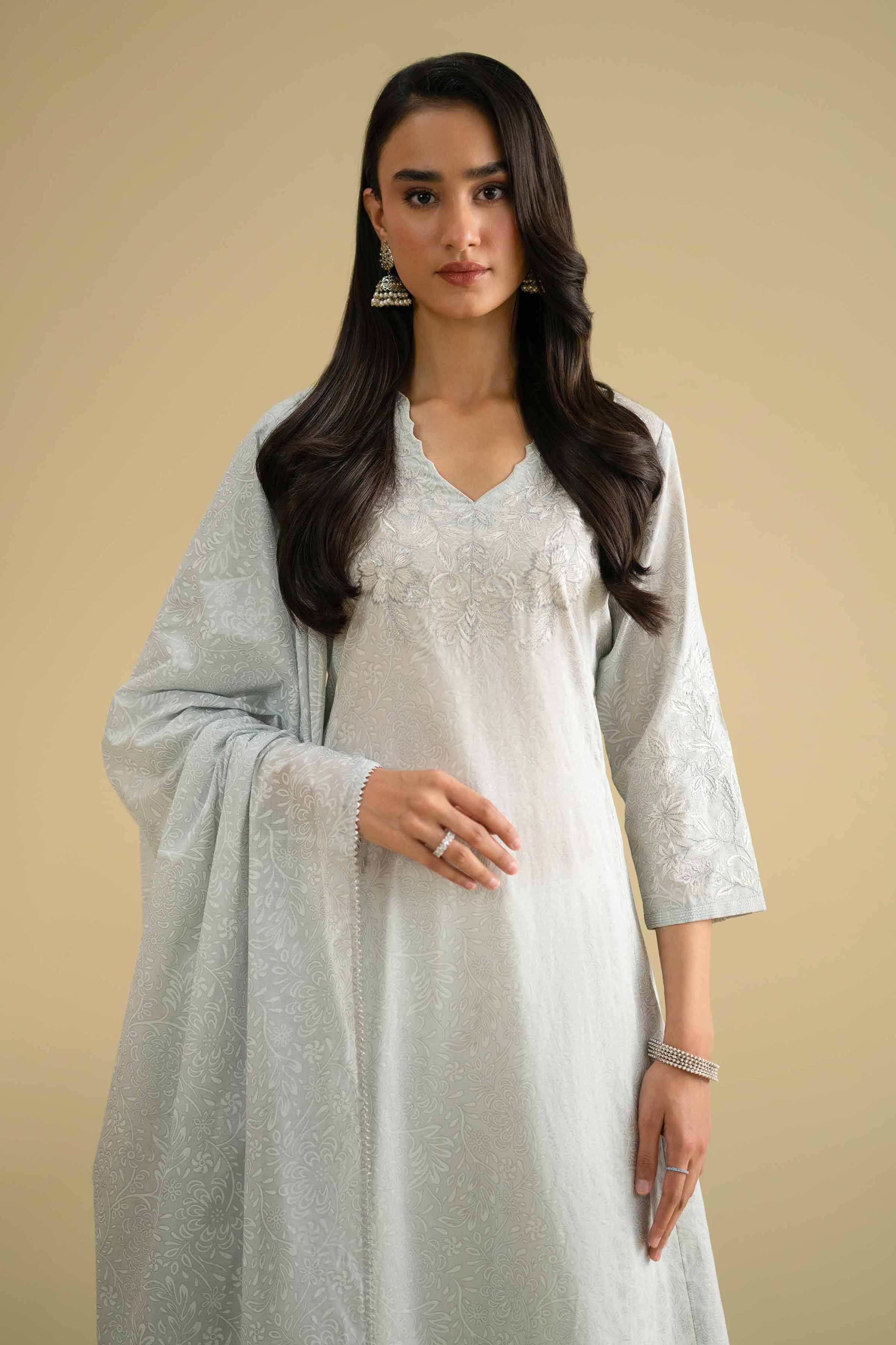 2 Piece - Printed Embroidered Suit - KFE26-229 for Women - Pret Collection | Nishat | Shop Online