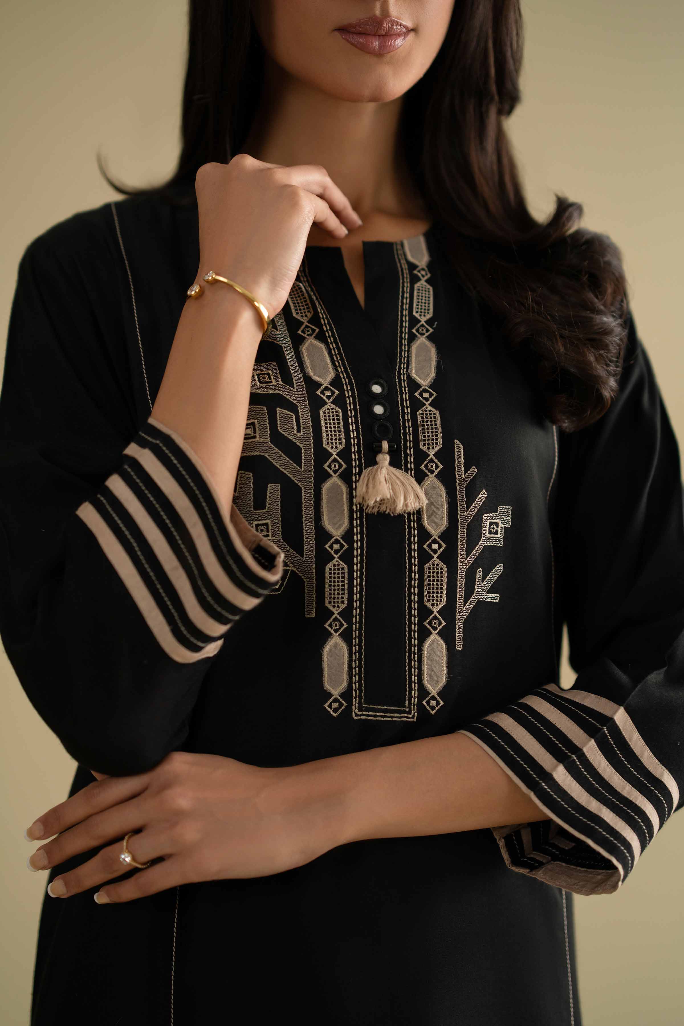 2 Piece - Embroidered Suit - KFE26-37