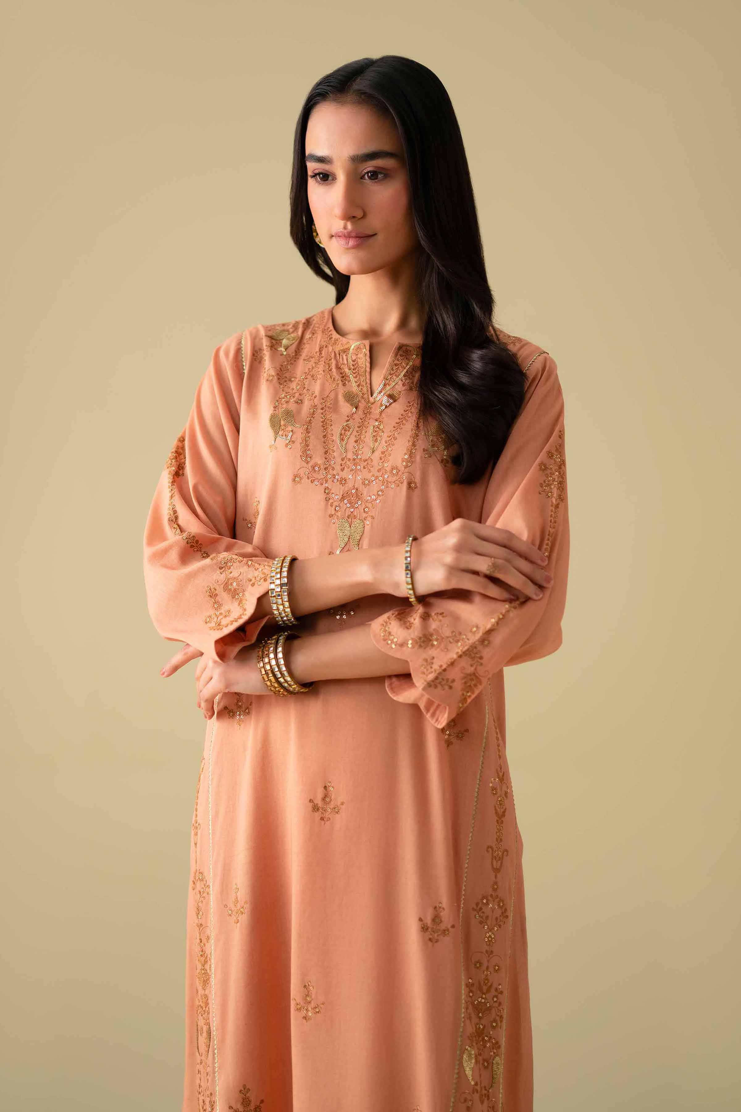 2 Piece - Embroidered Suit - KFE26-40 for Women - Pret Collection | Nishat | Shop Online