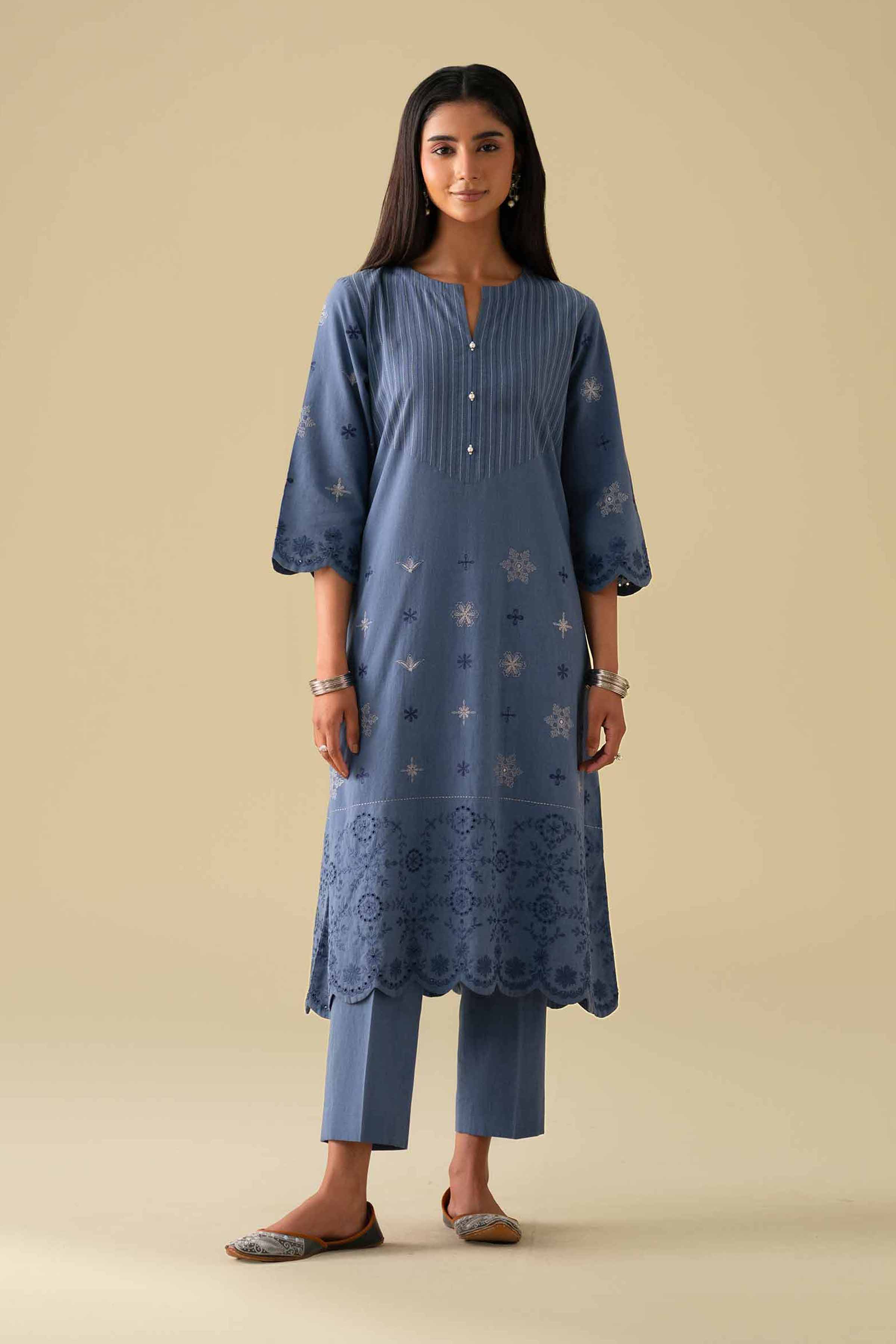 2 Piece - Embroidered Suit - KFE26-42 for Women - Pret Collection | Nishat | Shop Online