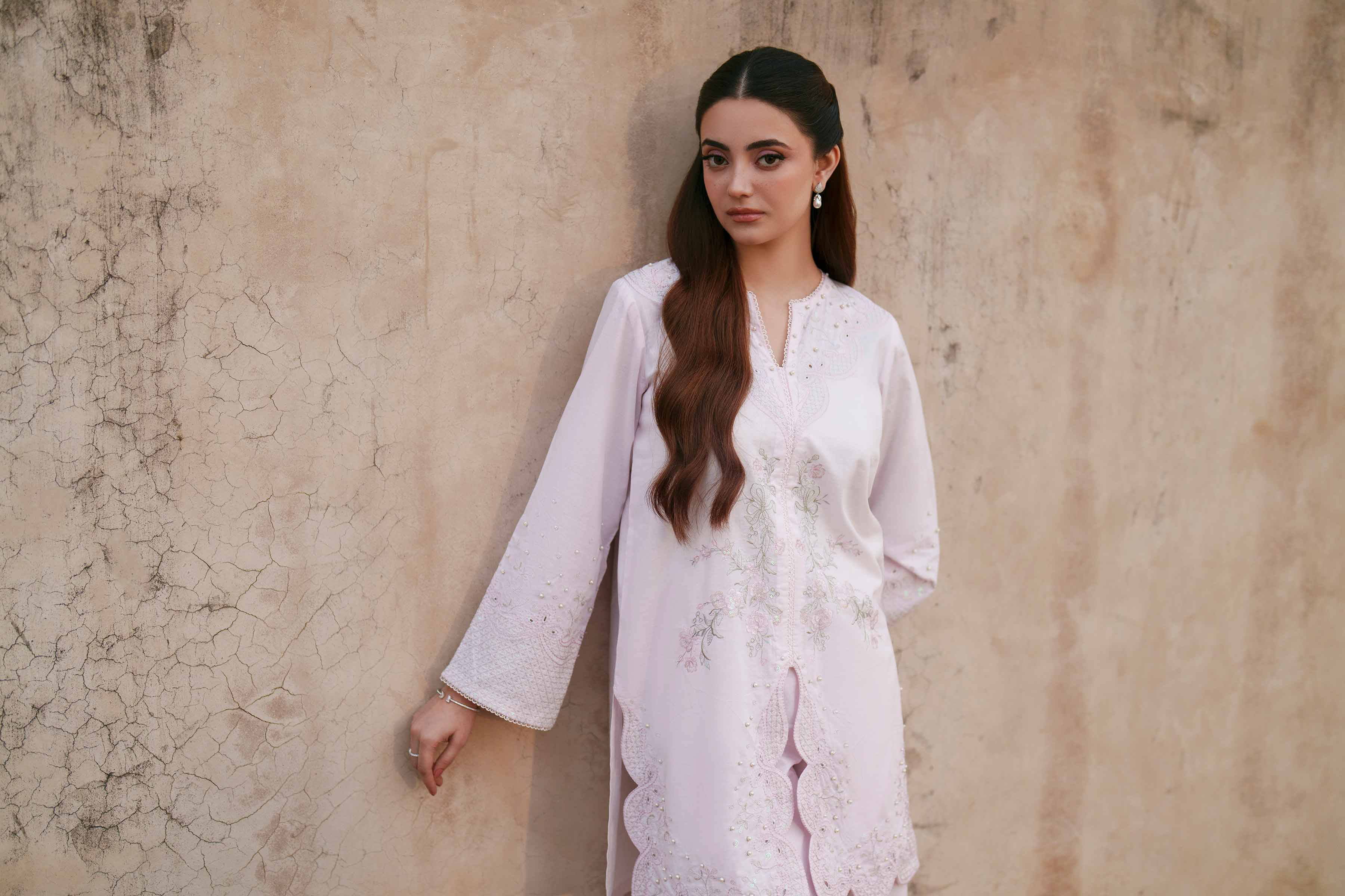 2 Piece - Embroidered Suit - KFE26-46