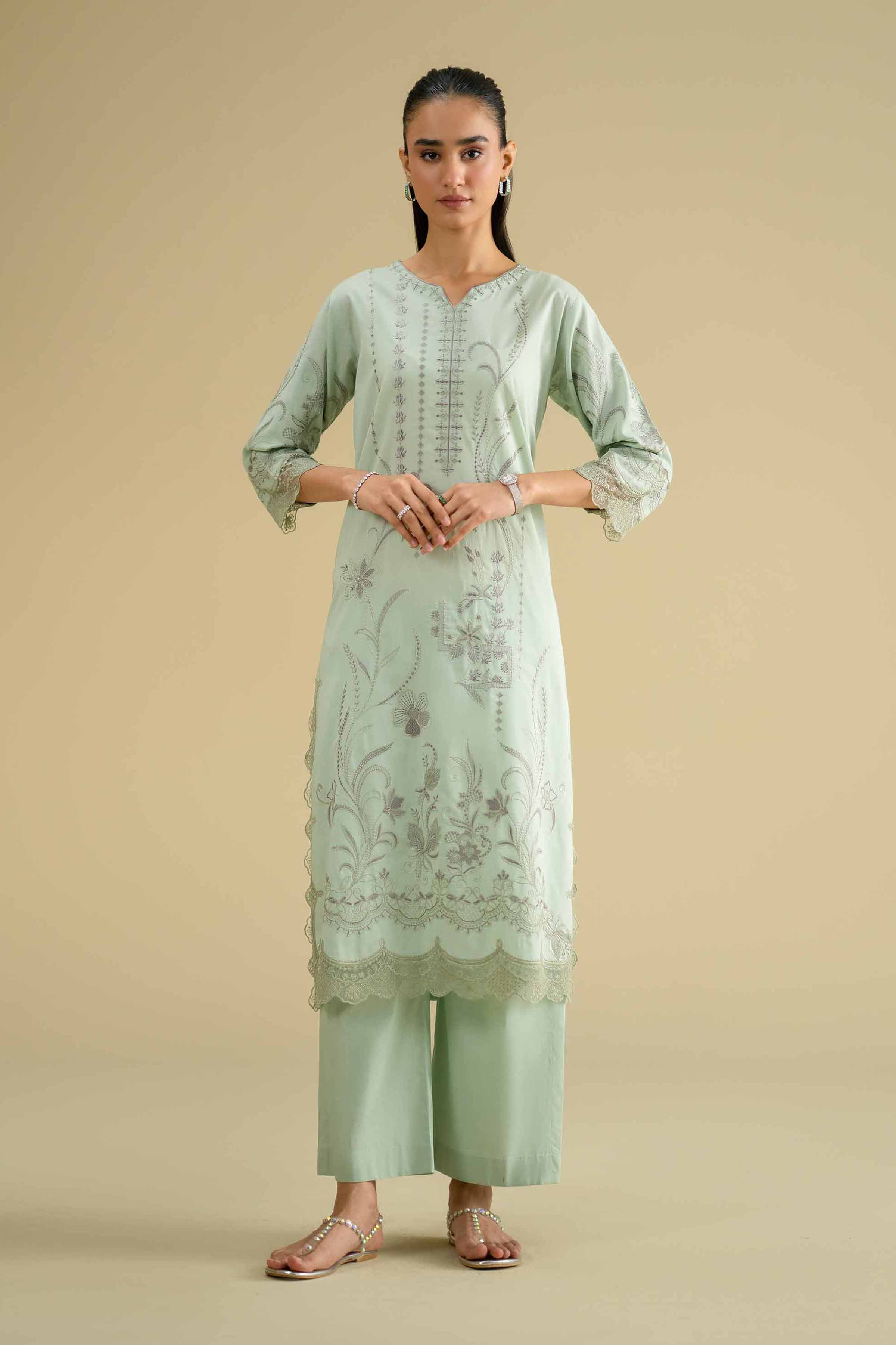 2 Piece - Embroidered Suit - KFE26-47 for Women - Pret Collection | Nishat | Shop Online