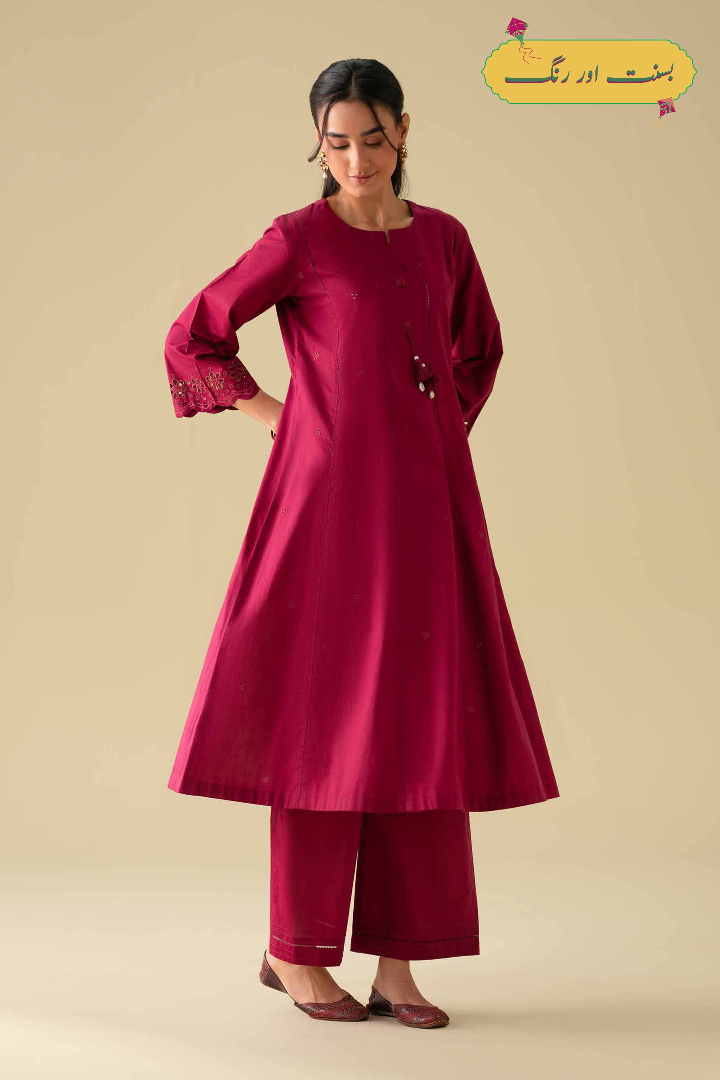 2 Piece - Embroidered Suit - KFE26-49 for Women - Pret Collection | Nishat | Shop Online