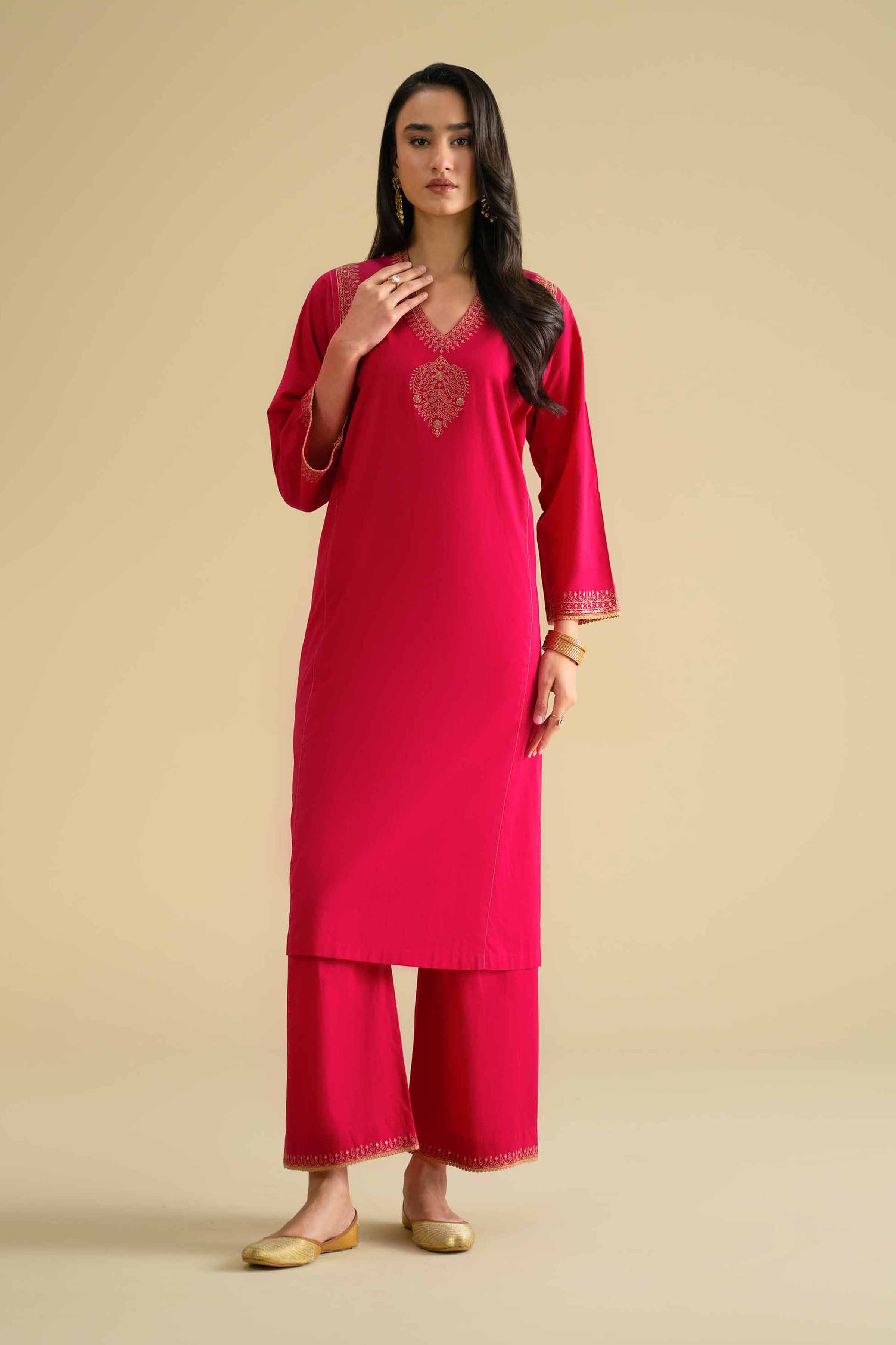 2 Piece - Embroidered Suit - KFE26-53 for Women - Pret Collection | Nishat | Shop Online