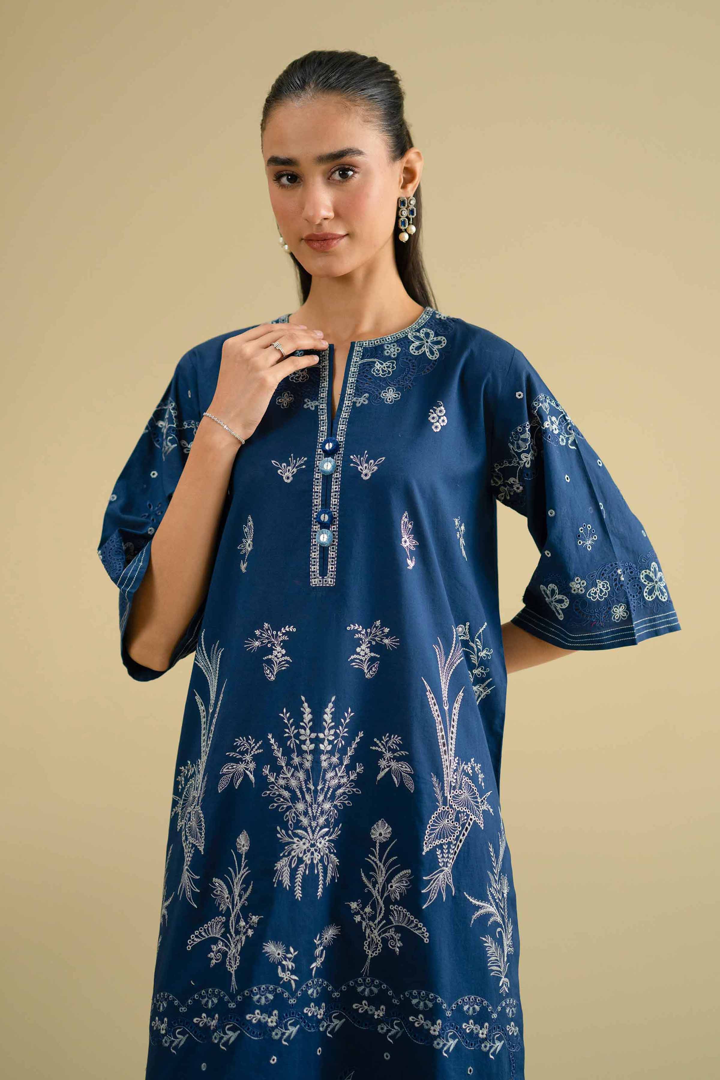 2 Piece - Embroidered Suit - KFE26-54 for Women - Pret Collection | Nishat | Shop Online