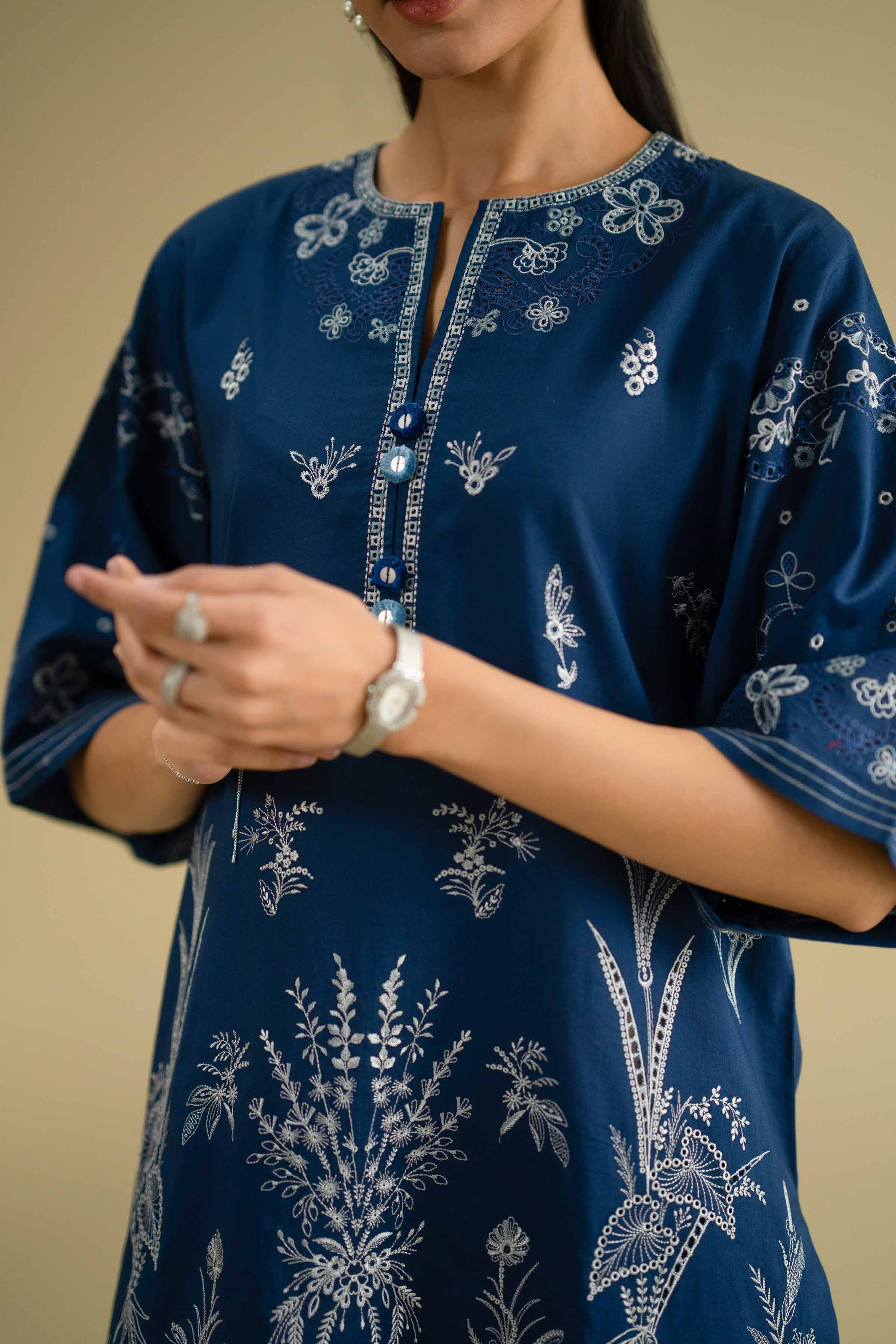 2 Piece - Embroidered Suit - KFE26-54 for Women - Pret Collection | Nishat | Shop Online