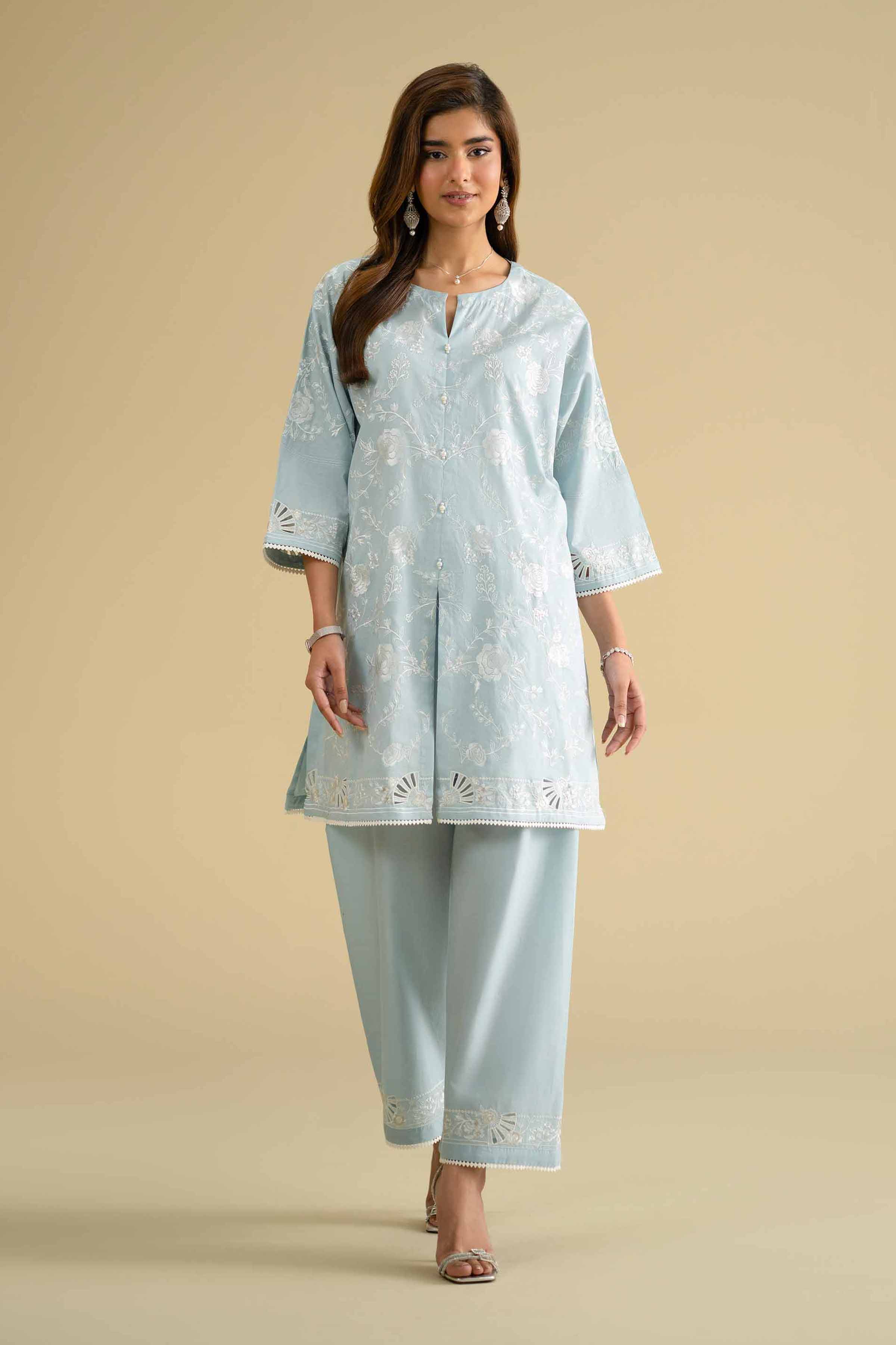 2 Piece - Embroidered Suit - KFE26-57 for Women - Pret Collection | Nishat | Shop Online
