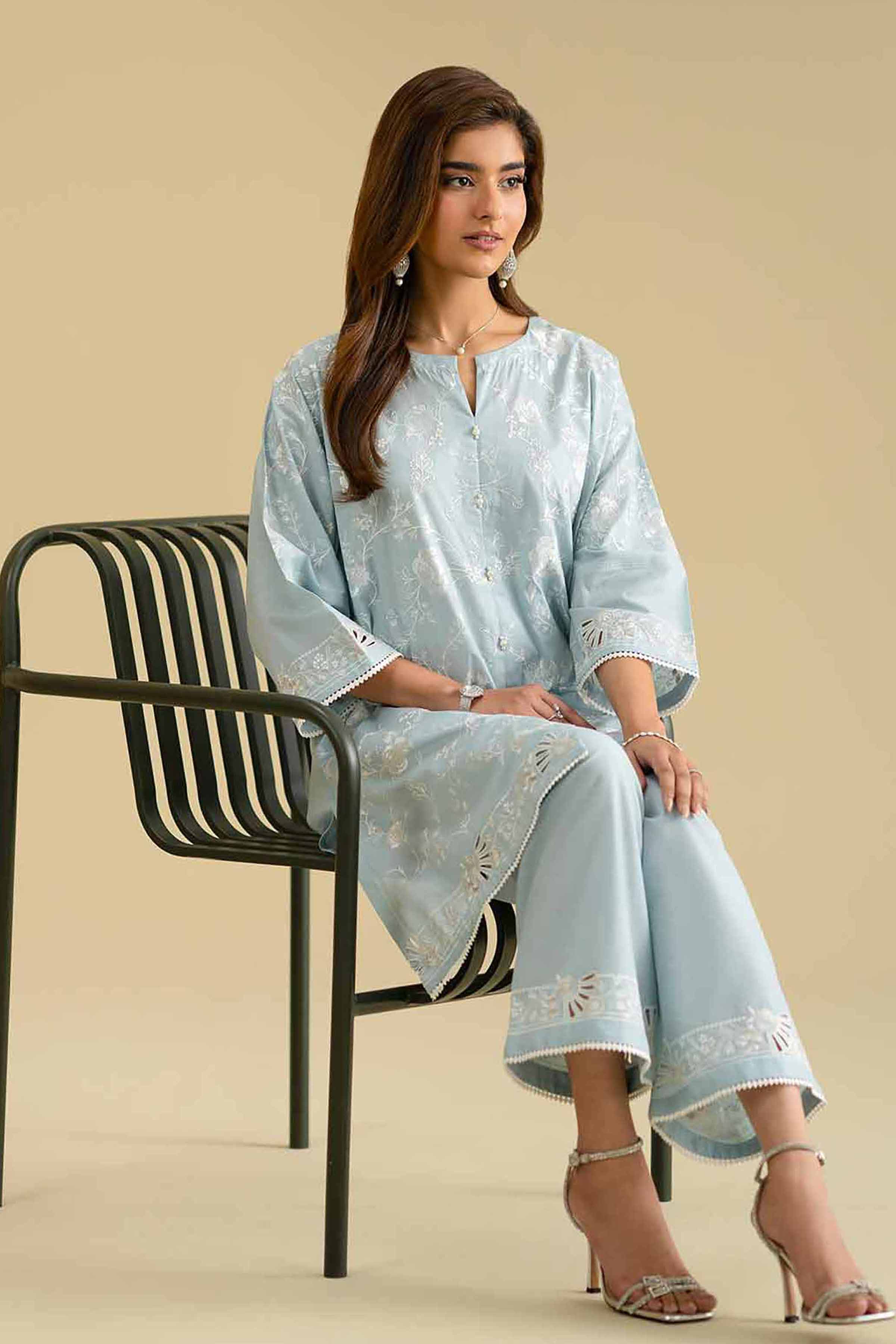 2 Piece - Embroidered Suit - KFE26-57 for Women - Pret Collection | Nishat | Shop Online