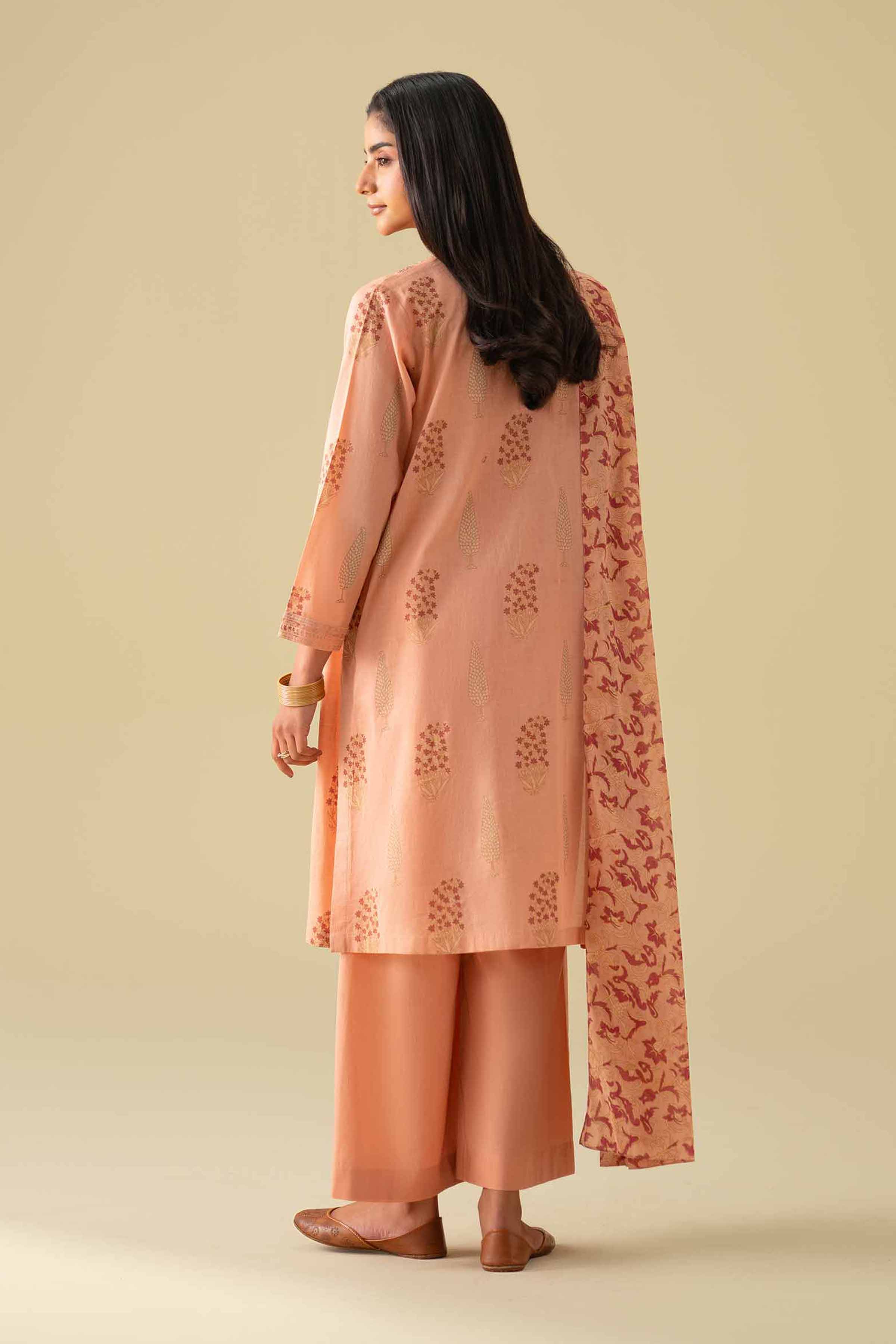 3 Piece - Printed Embroidered Suit - KFE26-77 for Women - Pret Collection | Nishat | Shop Online