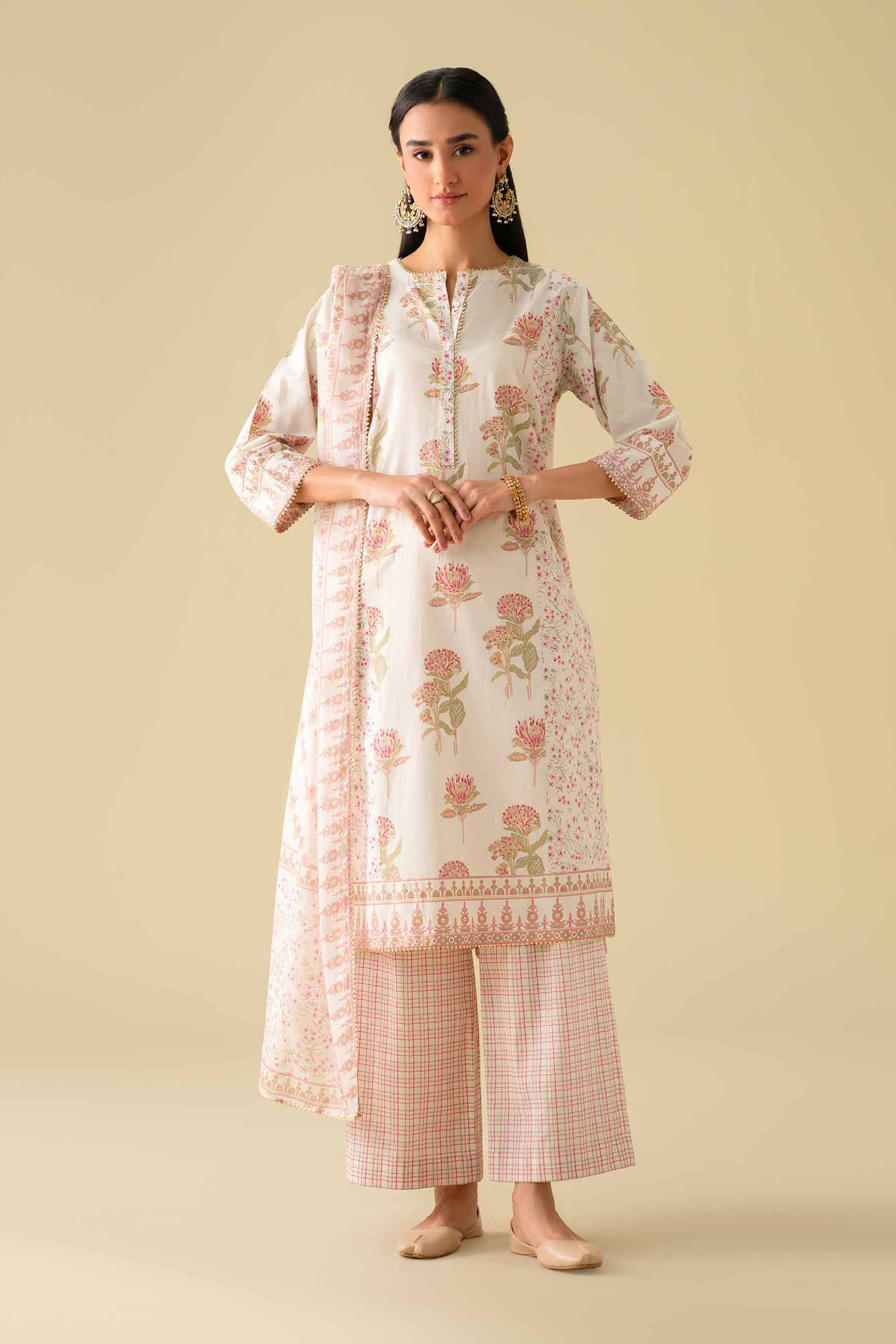 3 Piece - Printed Suit - KFE26-78 for Women - Pret Collection | Nishat | Shop Online