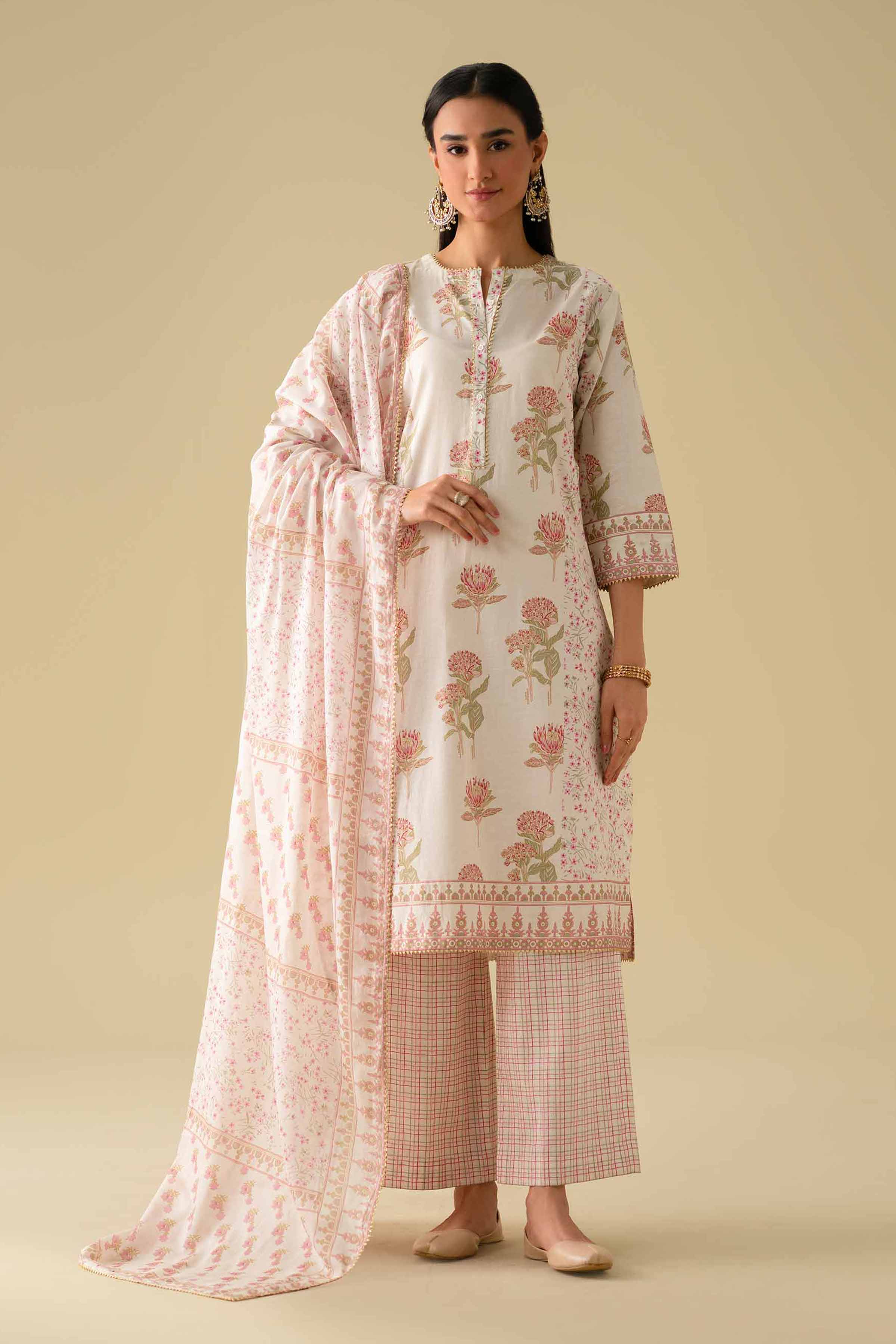 3 Piece - Printed Suit - KFE26-78 for Women - Pret Collection | Nishat | Shop Online