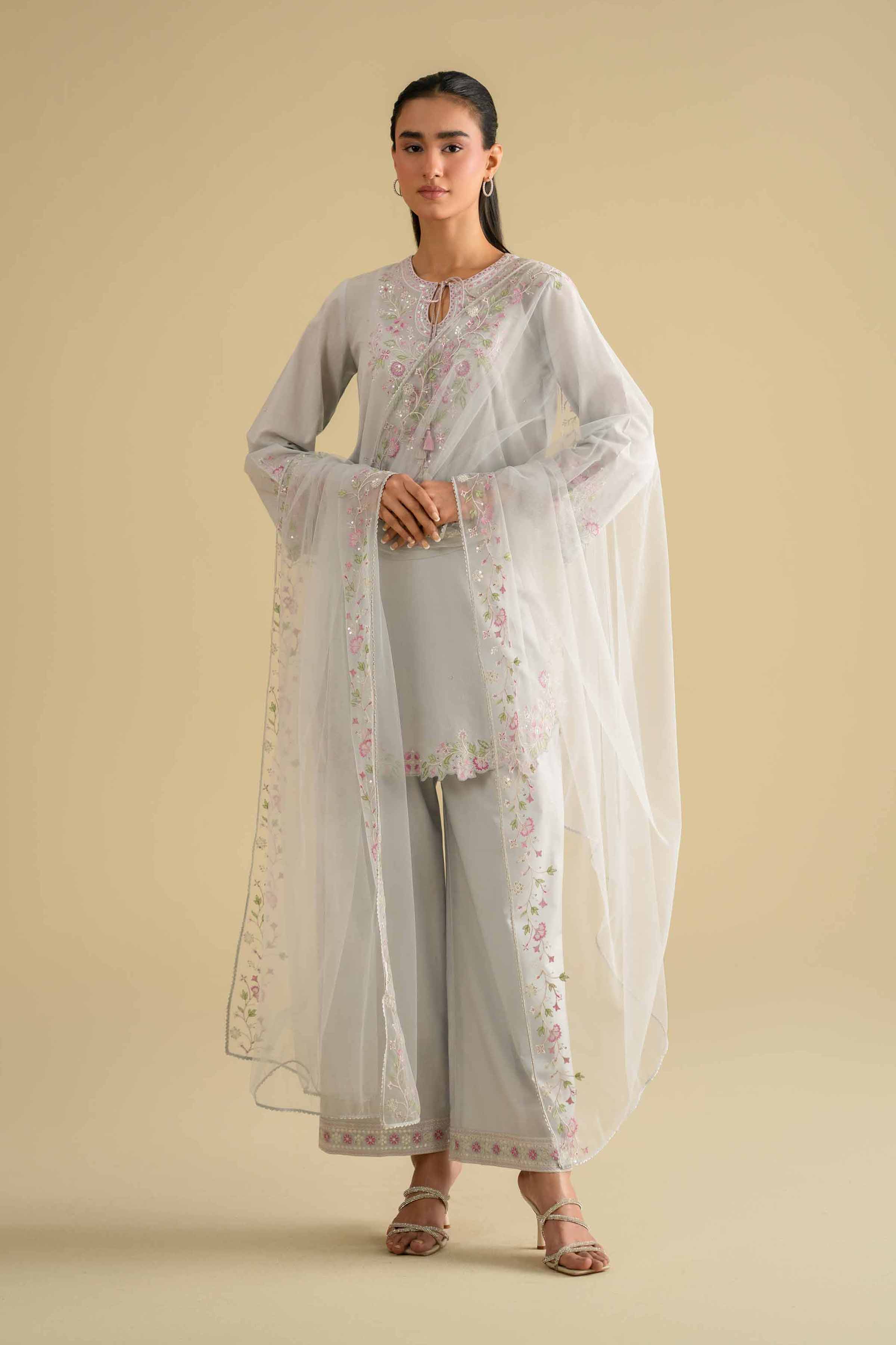 3 Piece - Embroidered Suit - KFE26-95 for Women - Pret Collection | Nishat | Shop Online
