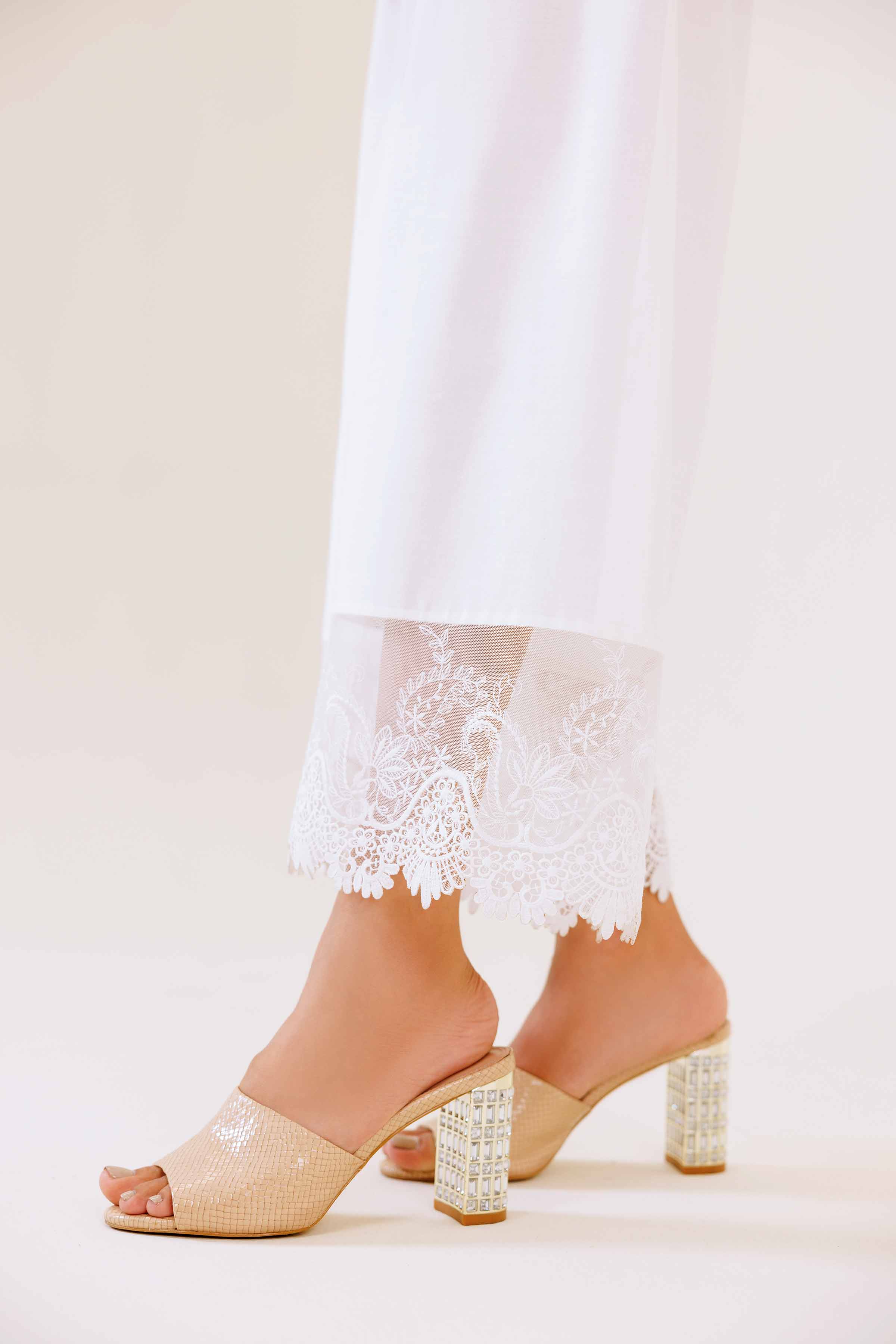 Embroidered Trousers - KFS24-100