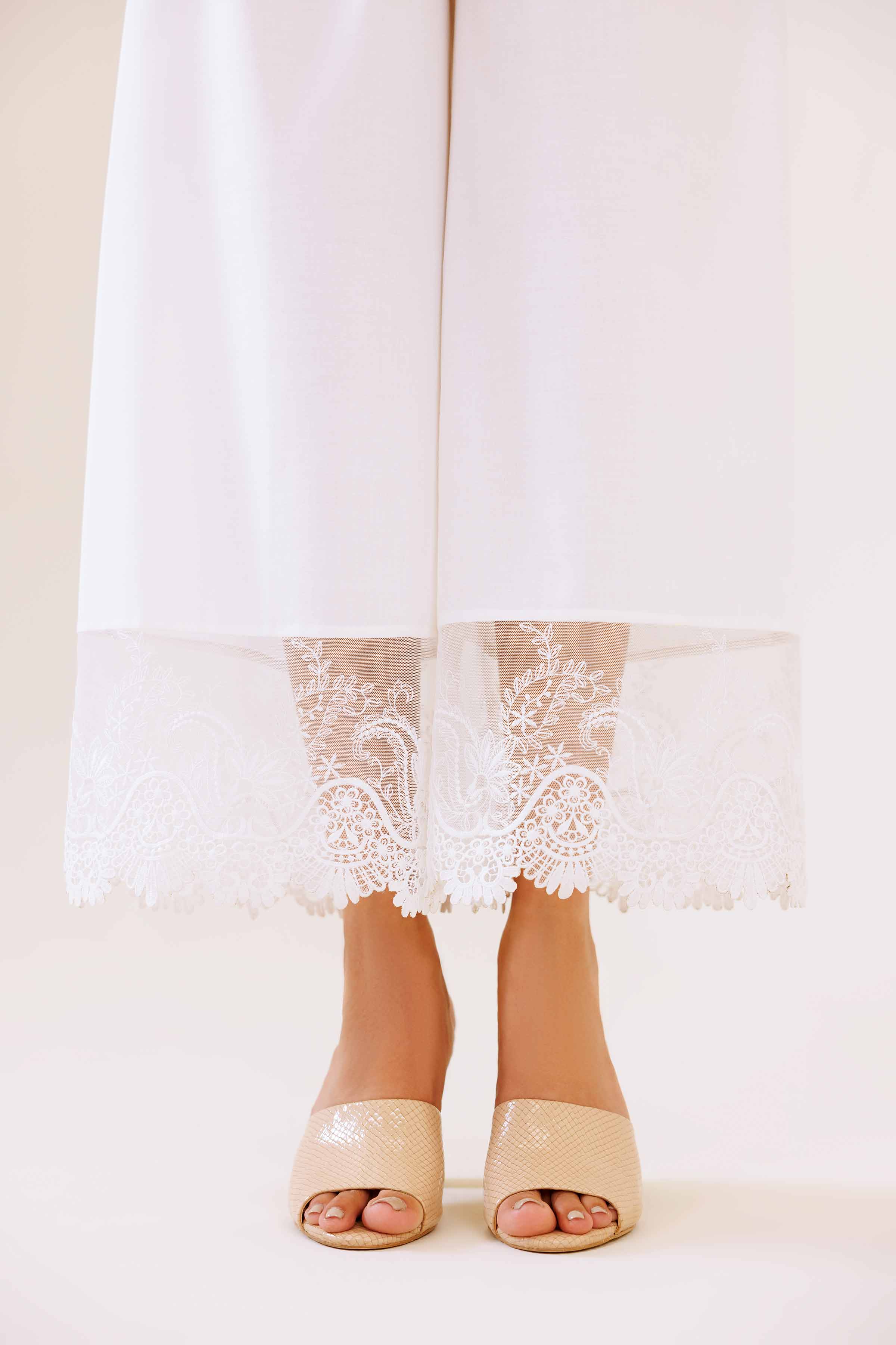 Embroidered Trousers - KFS24-100