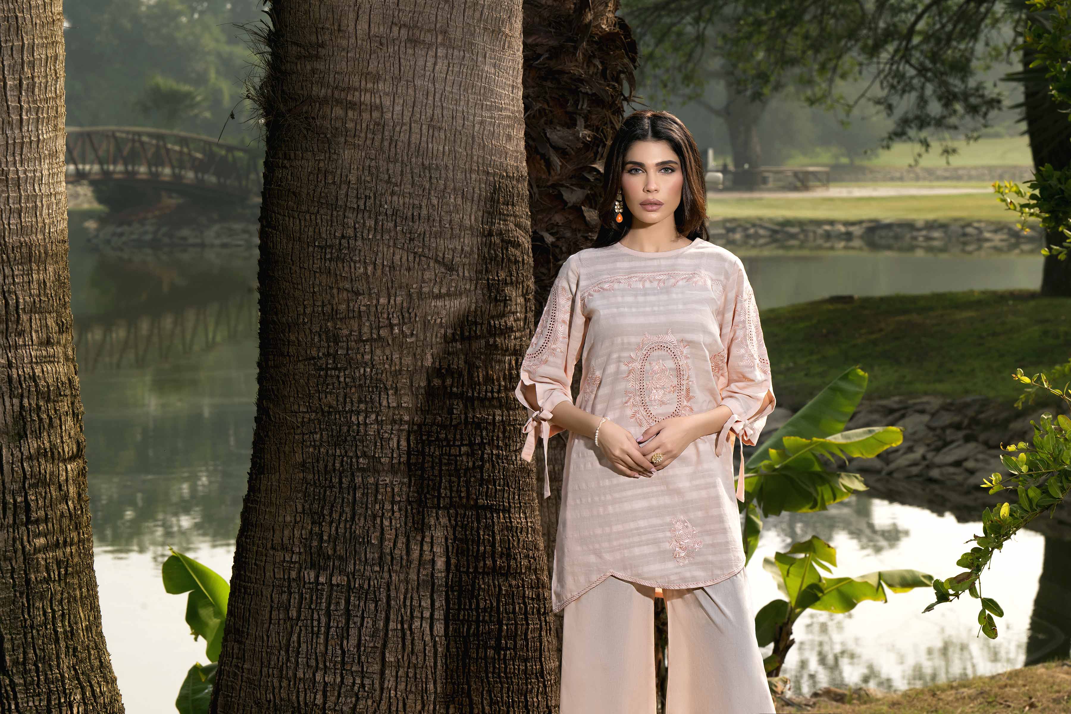 2 Piece - Embroidered Suit - KFS24-18