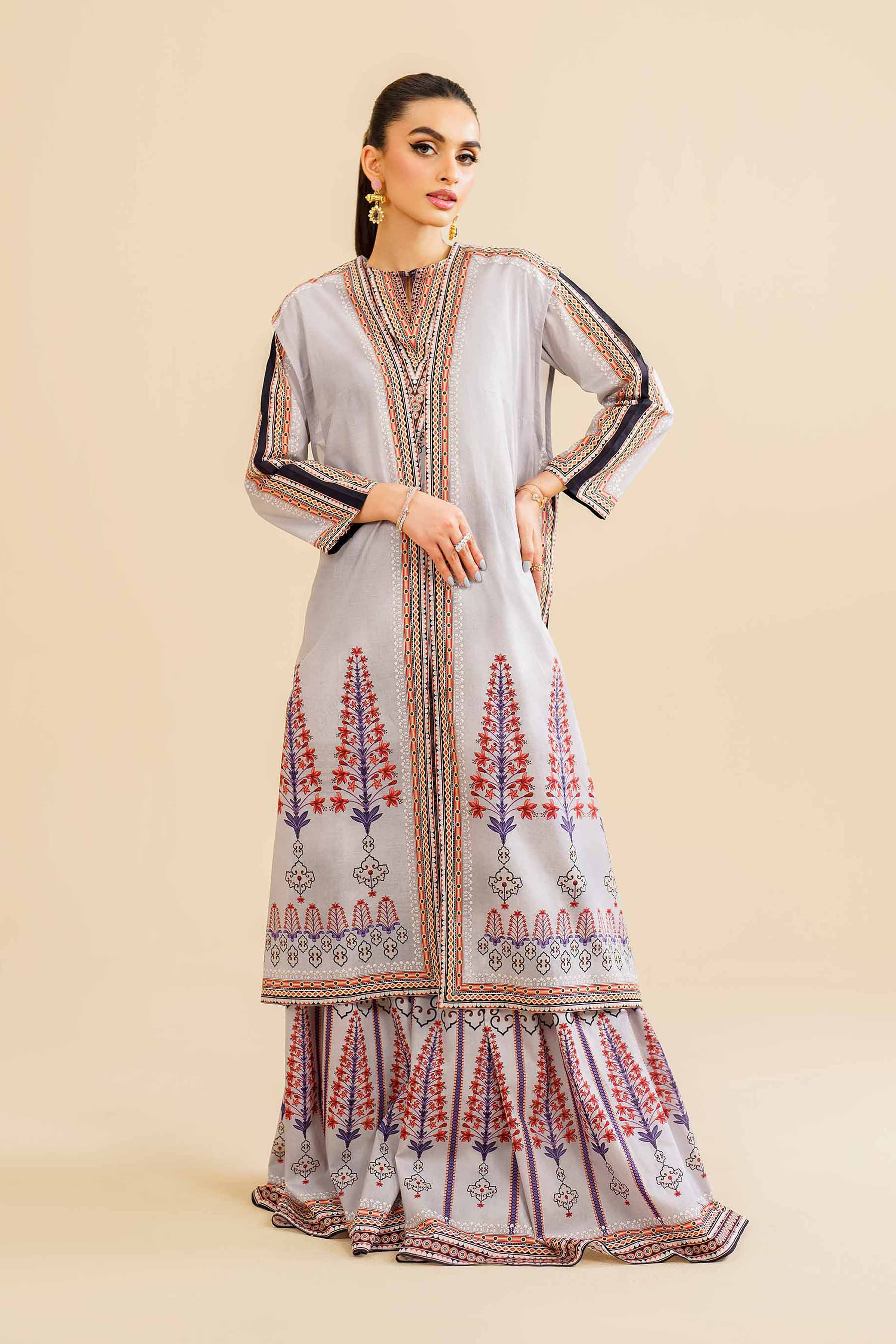 3 Piece - Printed Suit - KFS24-76