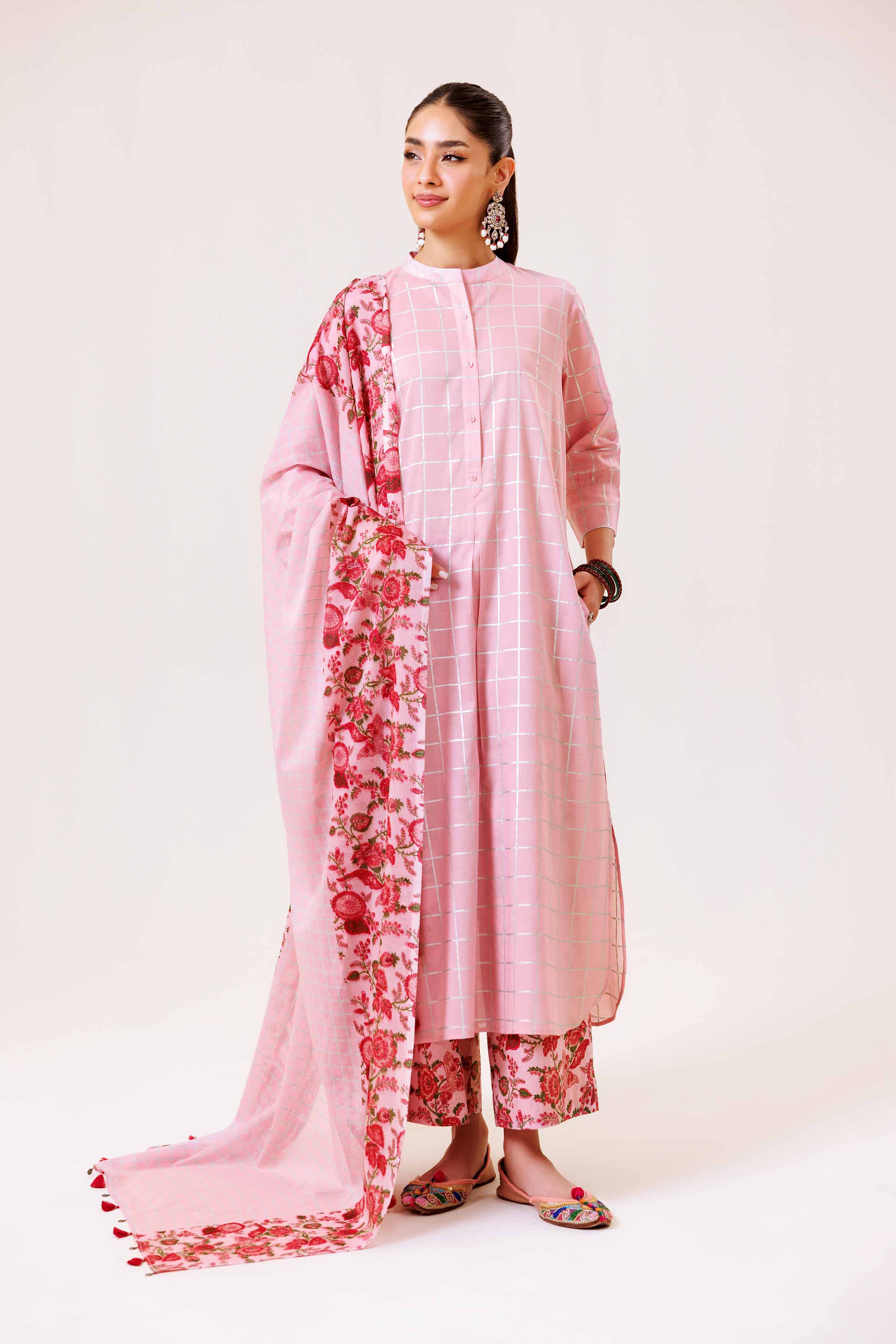 3 Piece - Printed Suit - KFS24-78