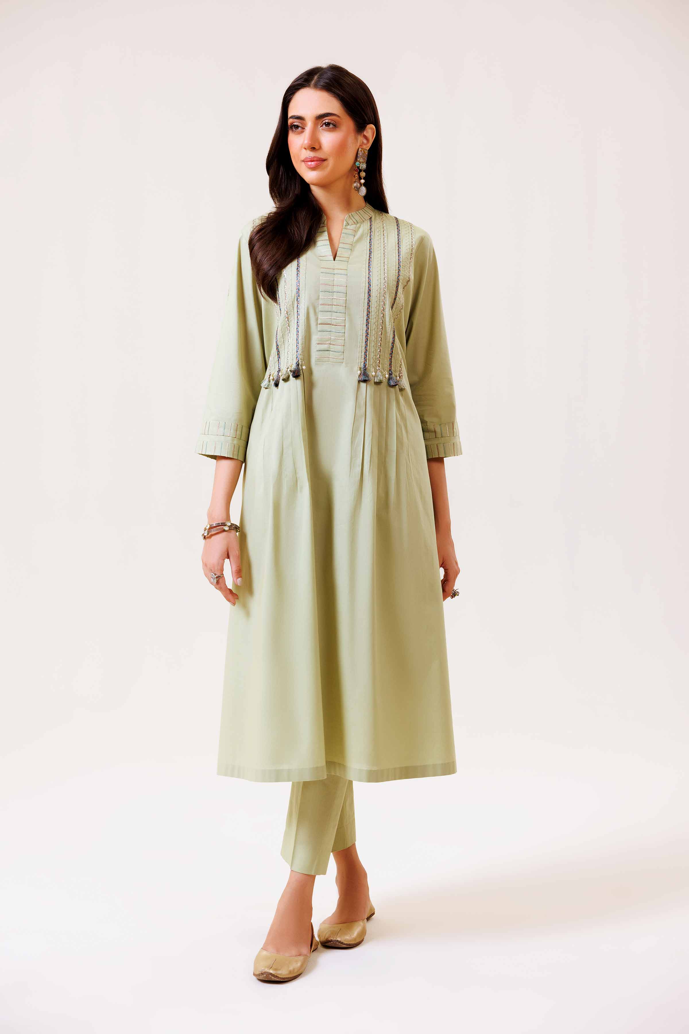 2 Piece - Embroidered Suit - KFS24-92