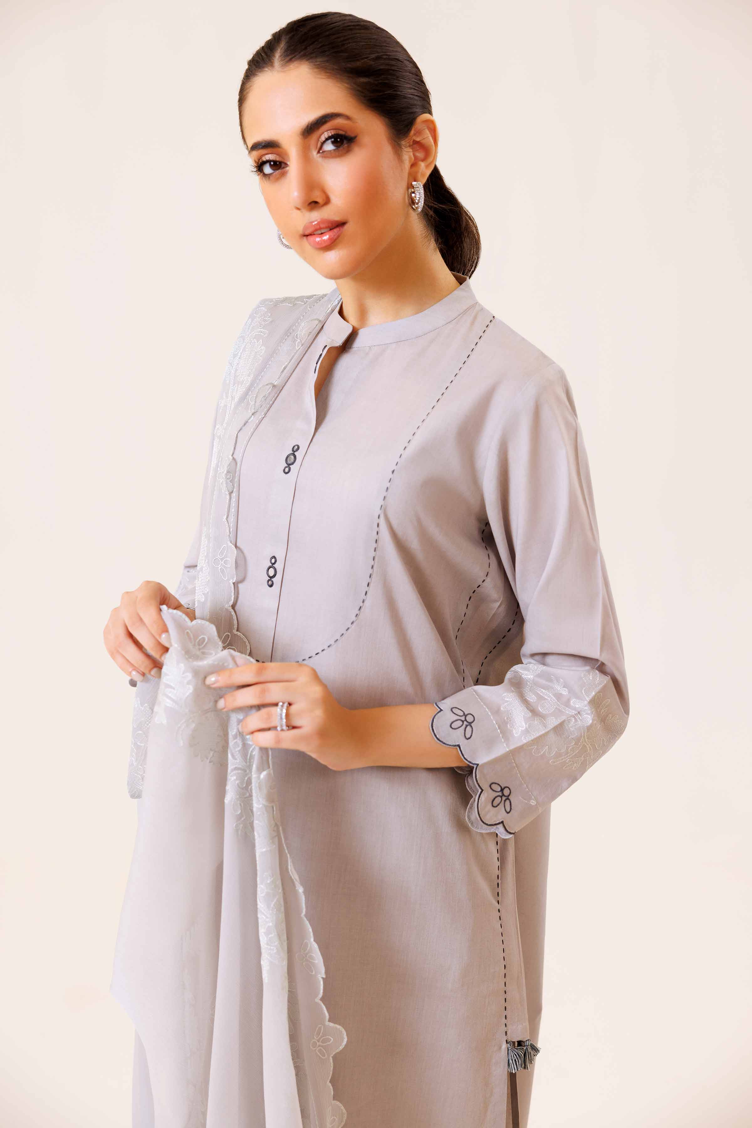 3 Piece - Embroidered Suit - KFS24-94
