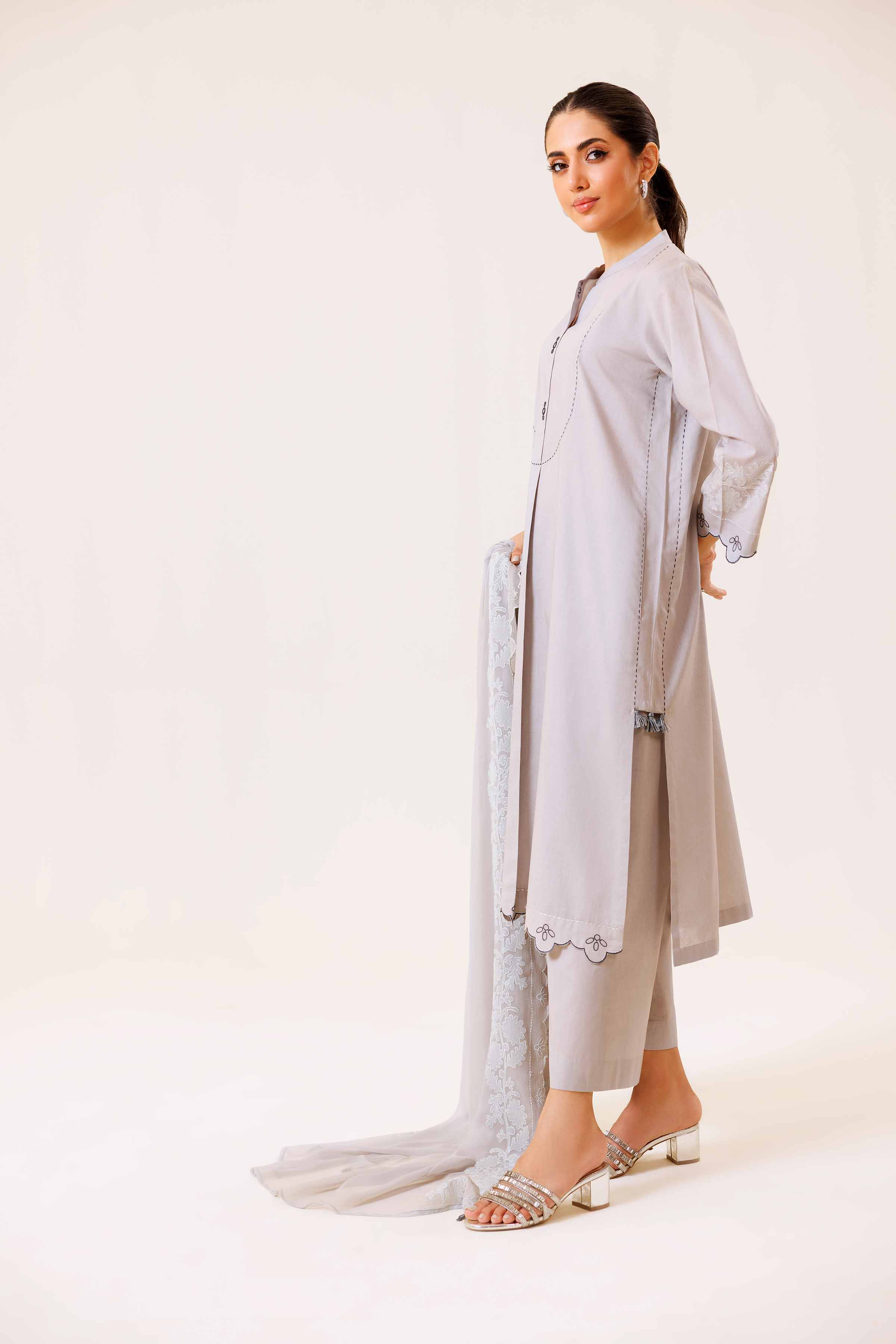 3 Piece - Embroidered Suit - KFS24-94