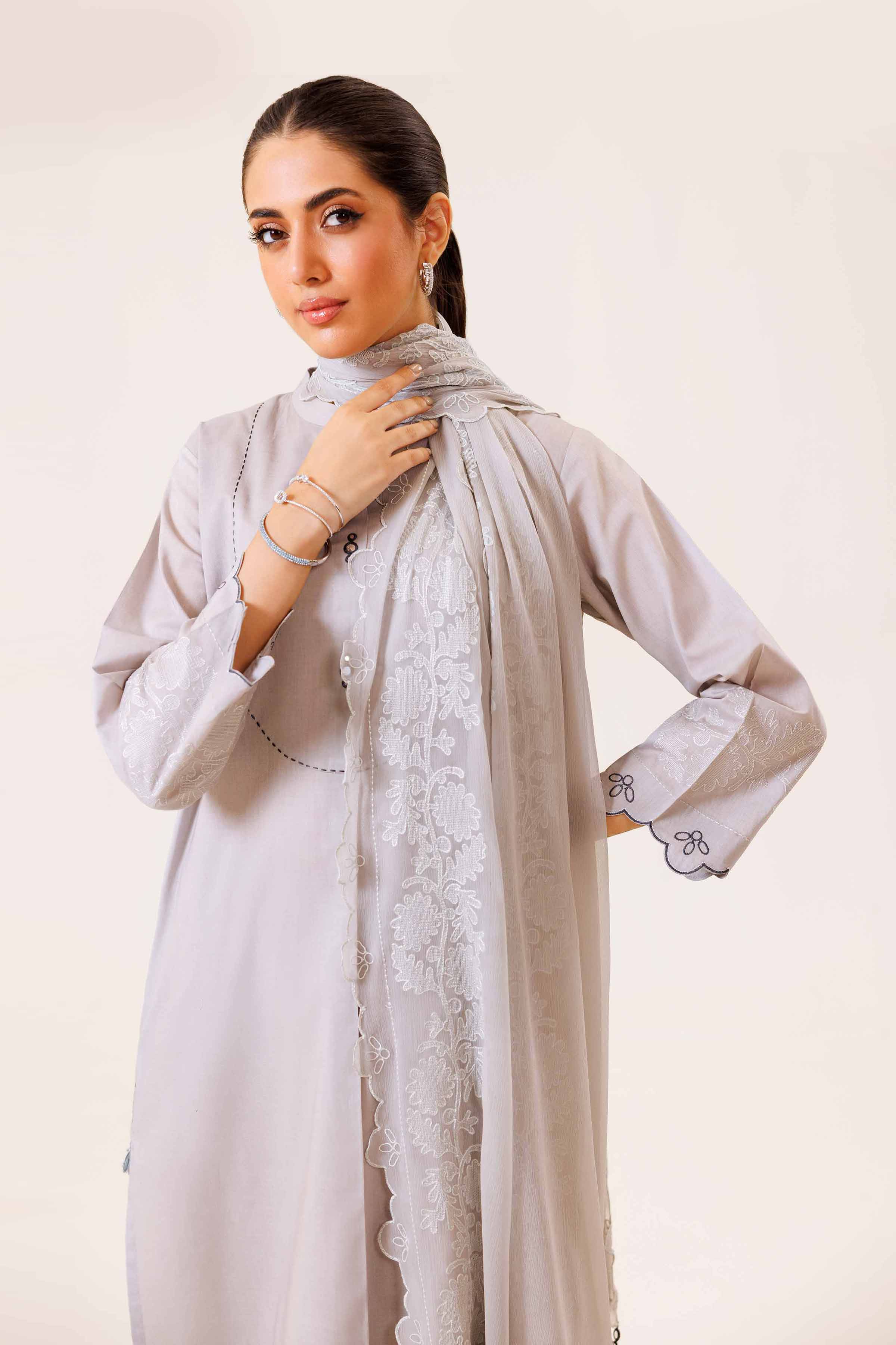 3 Piece - Embroidered Suit - KFS24-94
