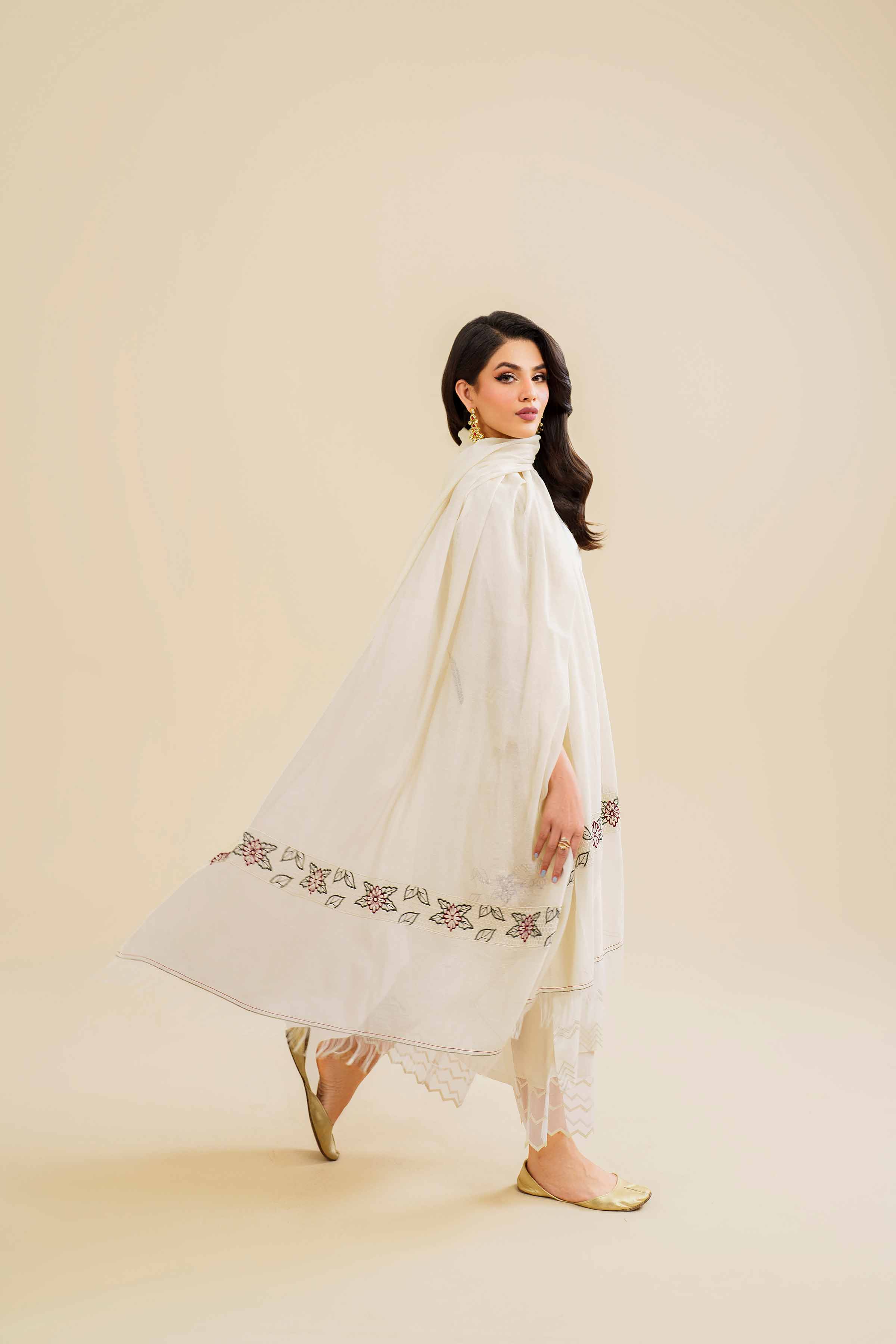 Embroidered Dupatta - KFS24-96