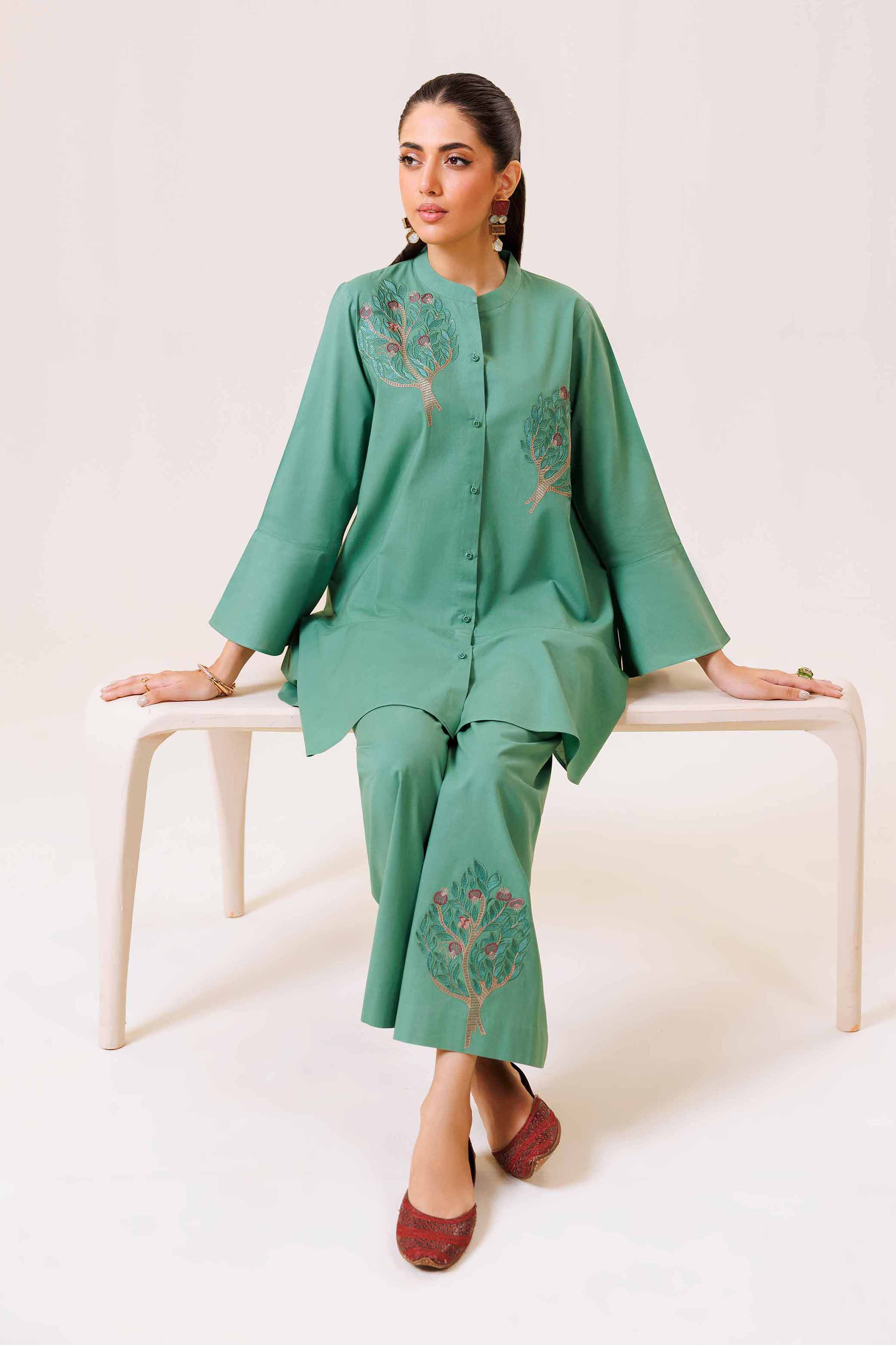 2 Piece - Embroidered Suit - KFS24-98