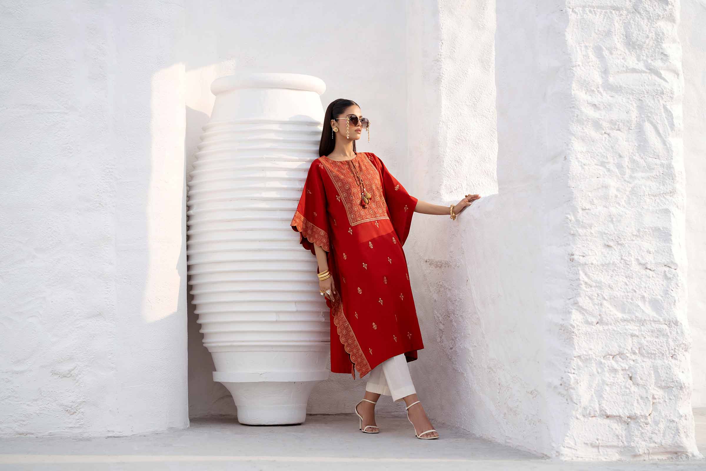 Embroidered Kaftan - KFS25-07
