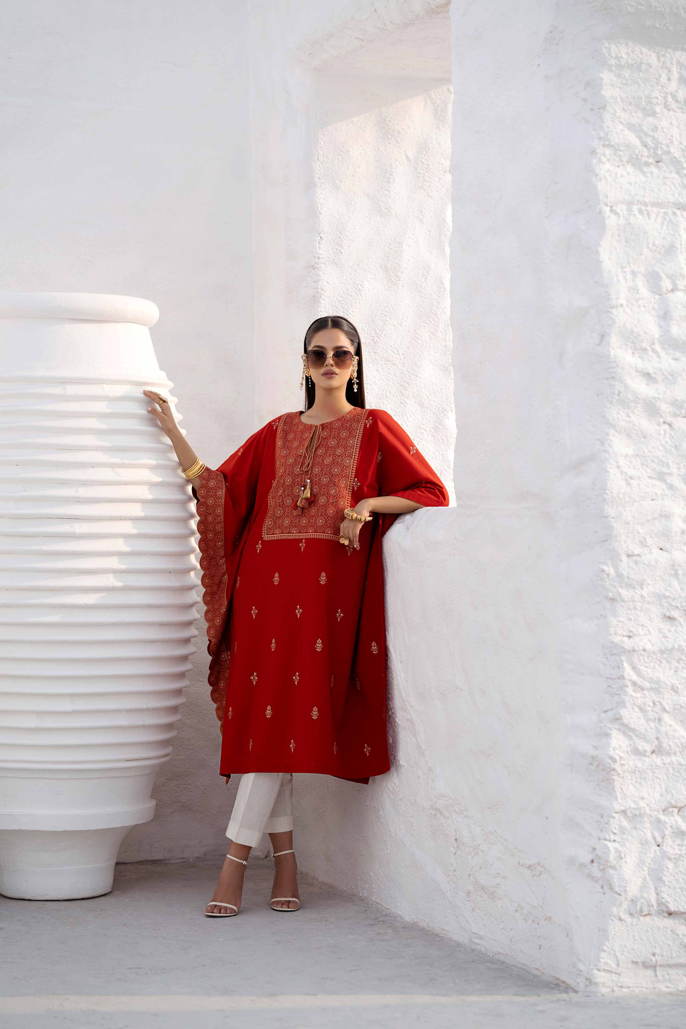 Embroidered Kaftan - KFS25-07