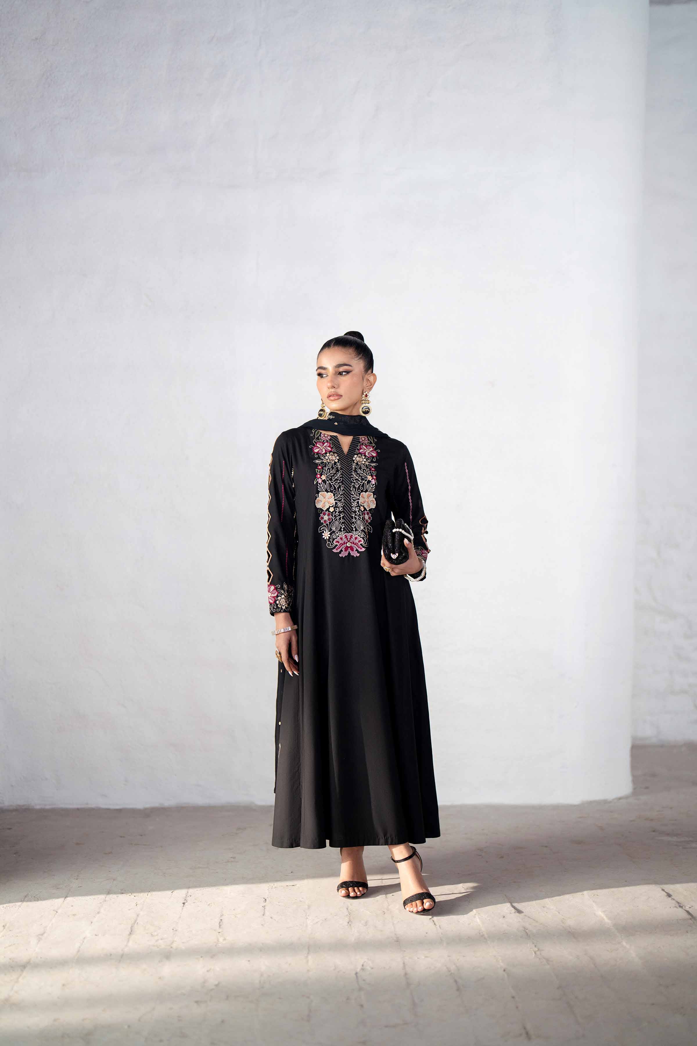 2 Piece - Embroidered Suit - KFS25-10