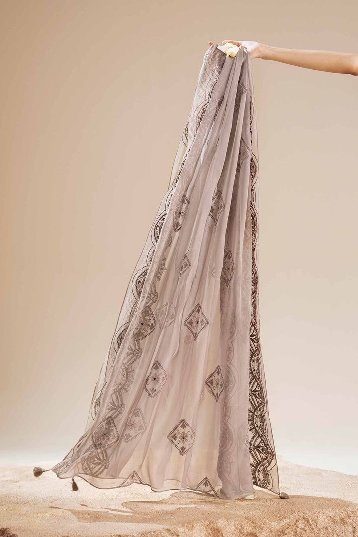 1 Piece - Embroidered Dupatta - KFS25-101 - for Women - Pret Collection | Nishat | Shop Online