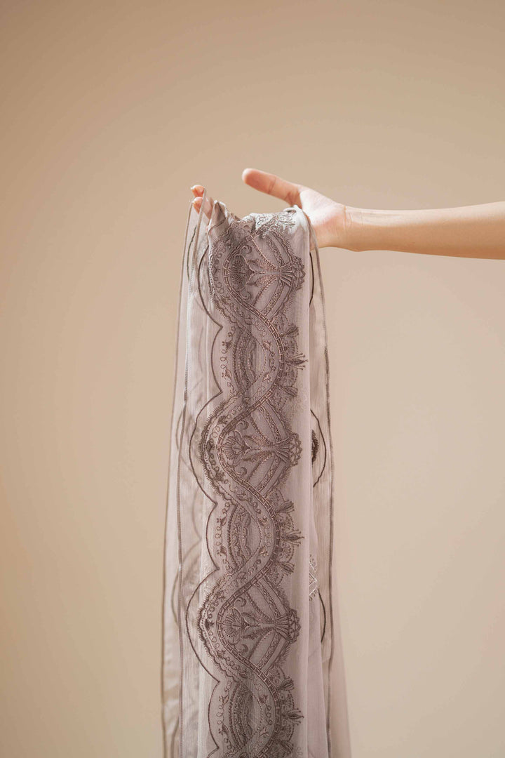 1 Piece - Embroidered Dupatta - KFS25-101 - for Women - Pret Collection | Nishat | Shop Online