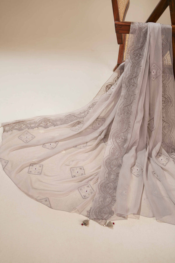 1 Piece - Embroidered Dupatta - KFS25-101 - for Women - Pret Collection | Nishat | Shop Online