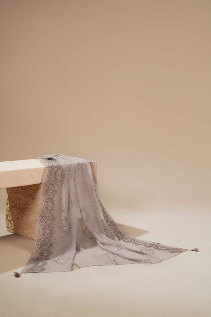1 Piece - Embroidered Dupatta - KFS25-101 - for Women - Pret Collection | Nishat | Shop Online