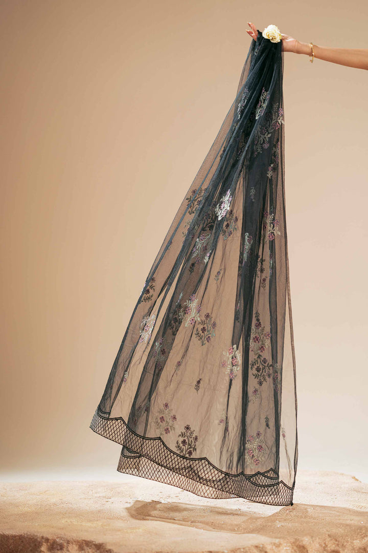 1 Piece - Embroidered Dupatta - KFS25-102 - for Women - Pret Collection | Nishat | Shop Online