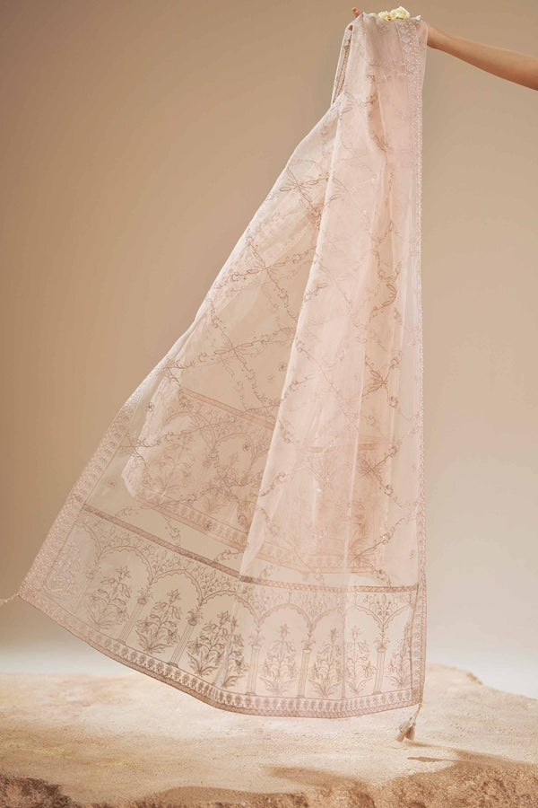1 Piece - Embroidered Dupatta - KFS25-103 - for Women - Pret Collection | Nishat | Shop Online